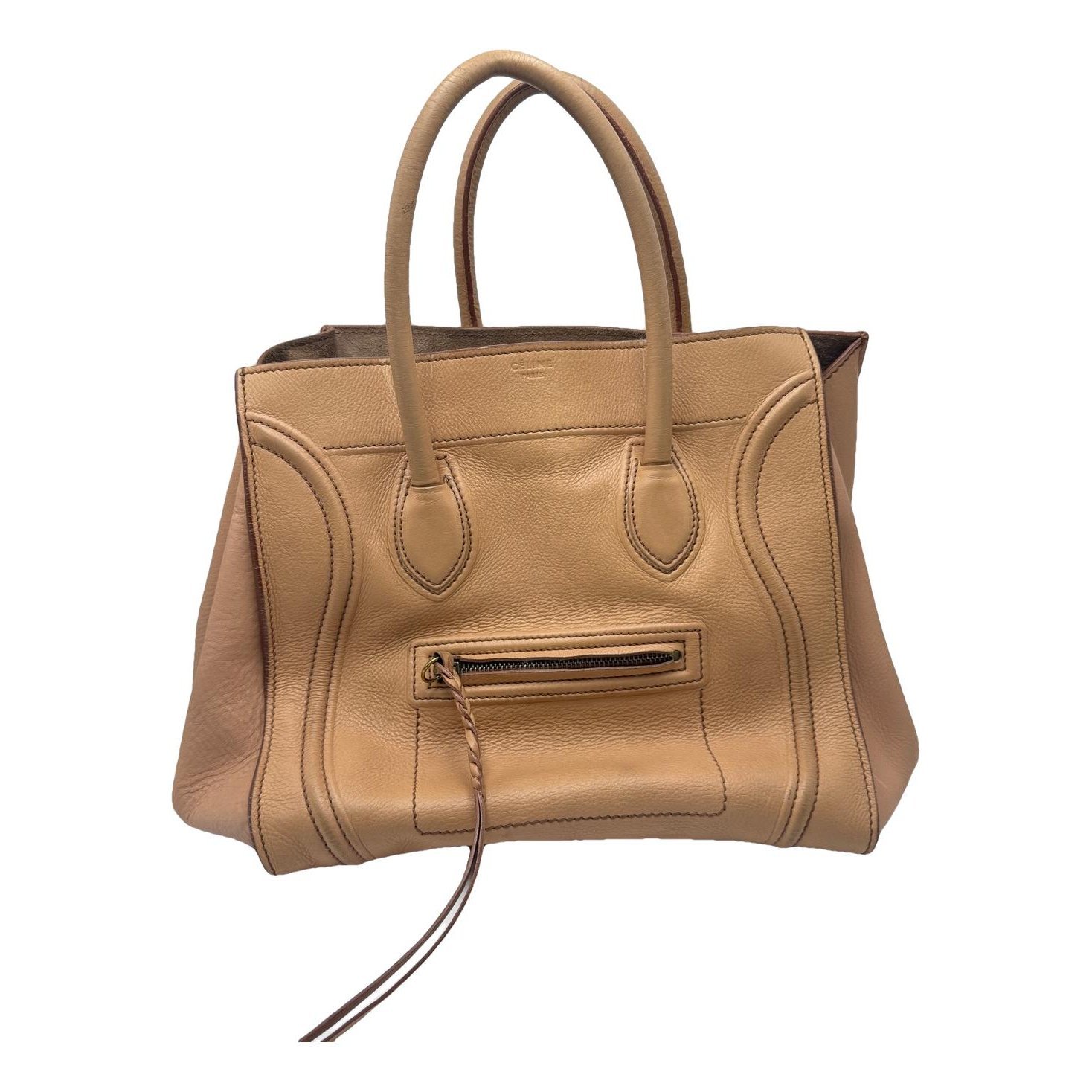 Luggage leather handbag