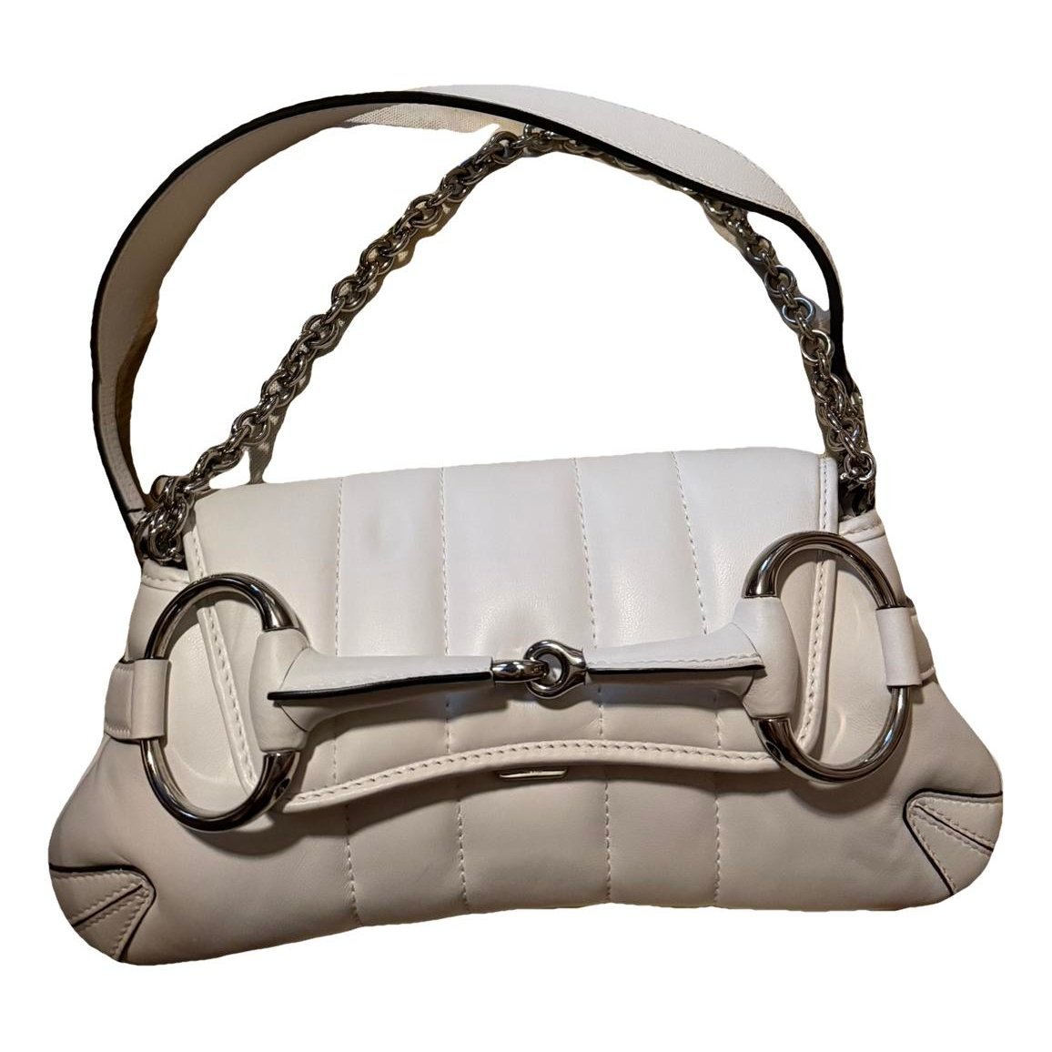 Horsebit Chain leather handbag