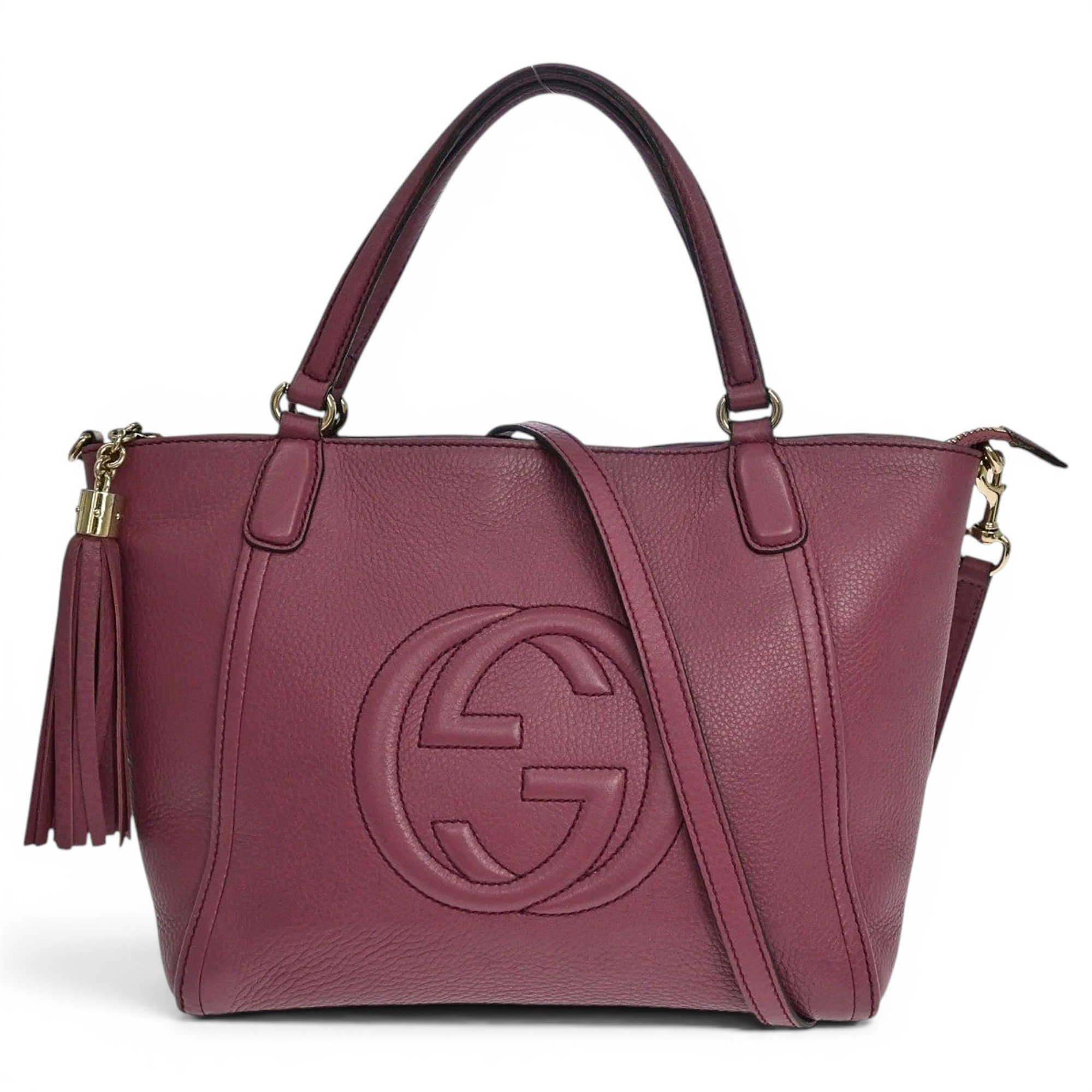 Soho Top Handle leather handbag