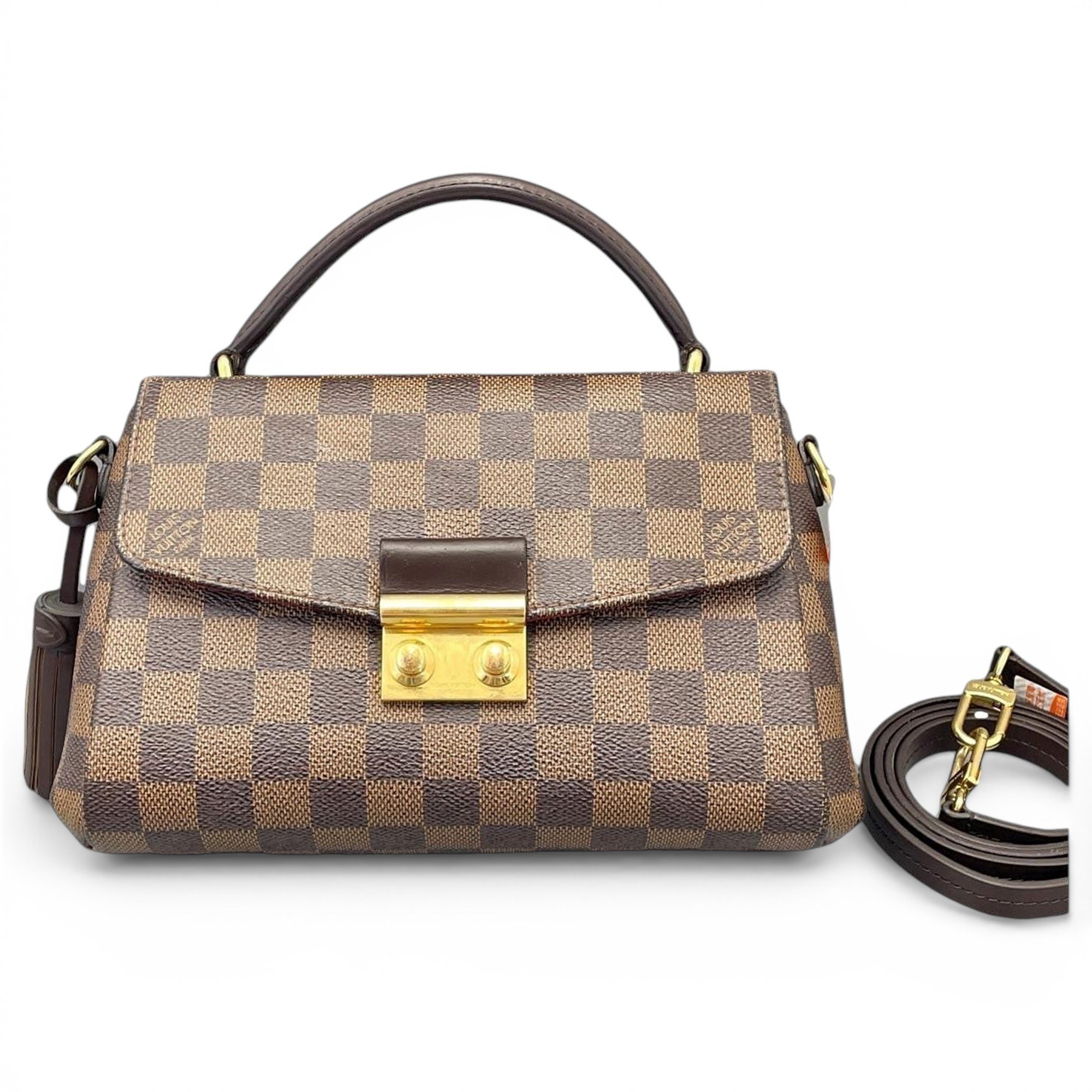 Croisette leather handbag