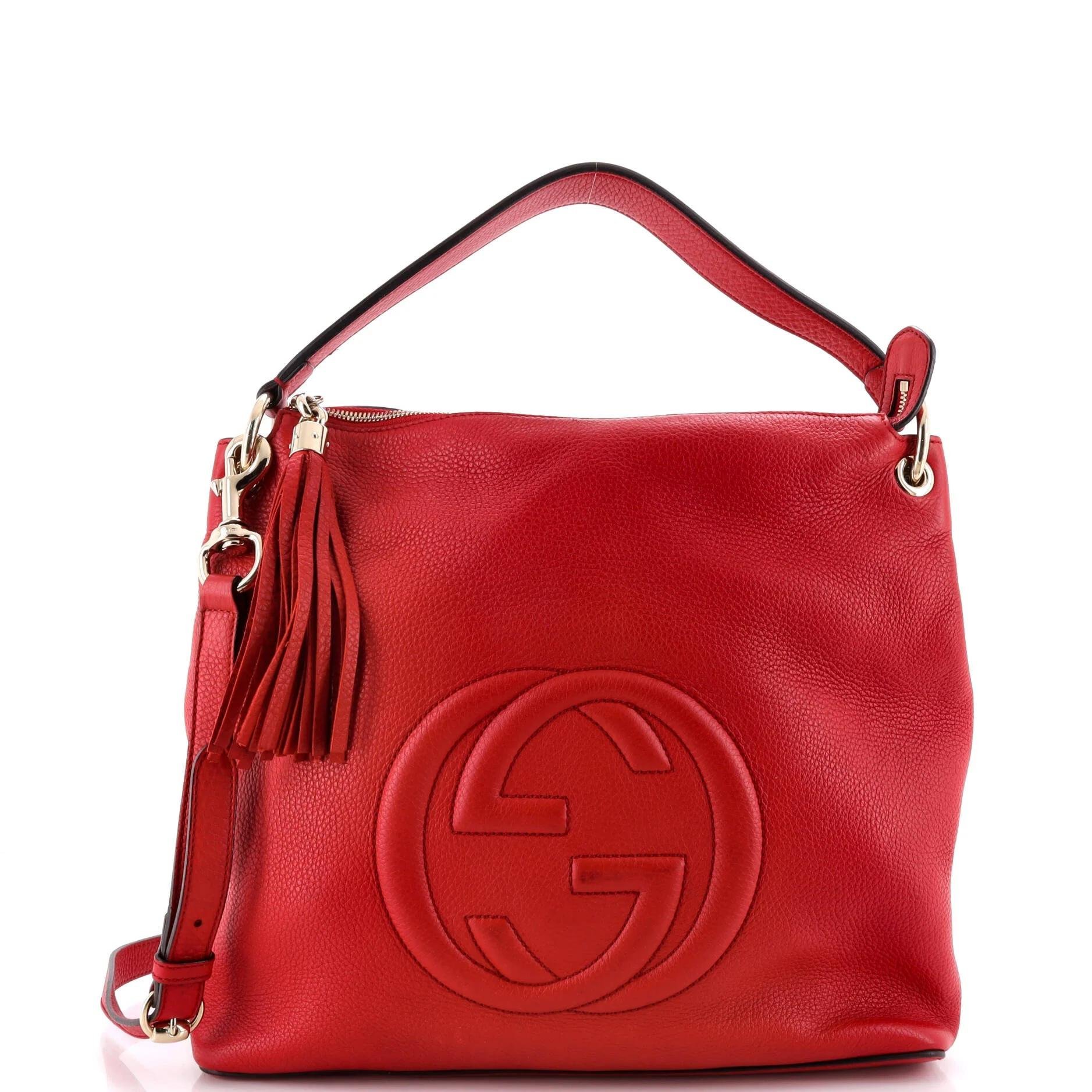 Leather handbag