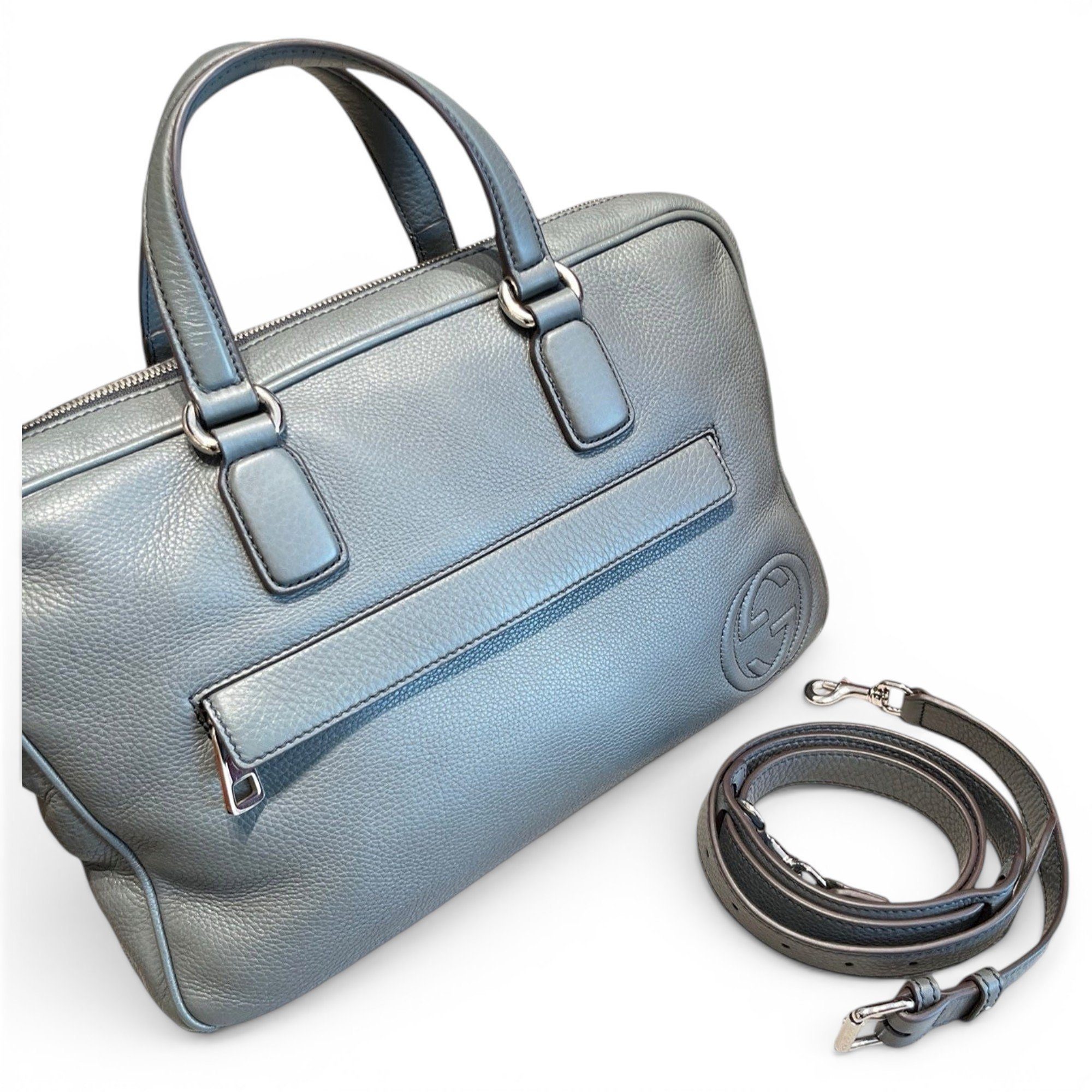Leather handbag