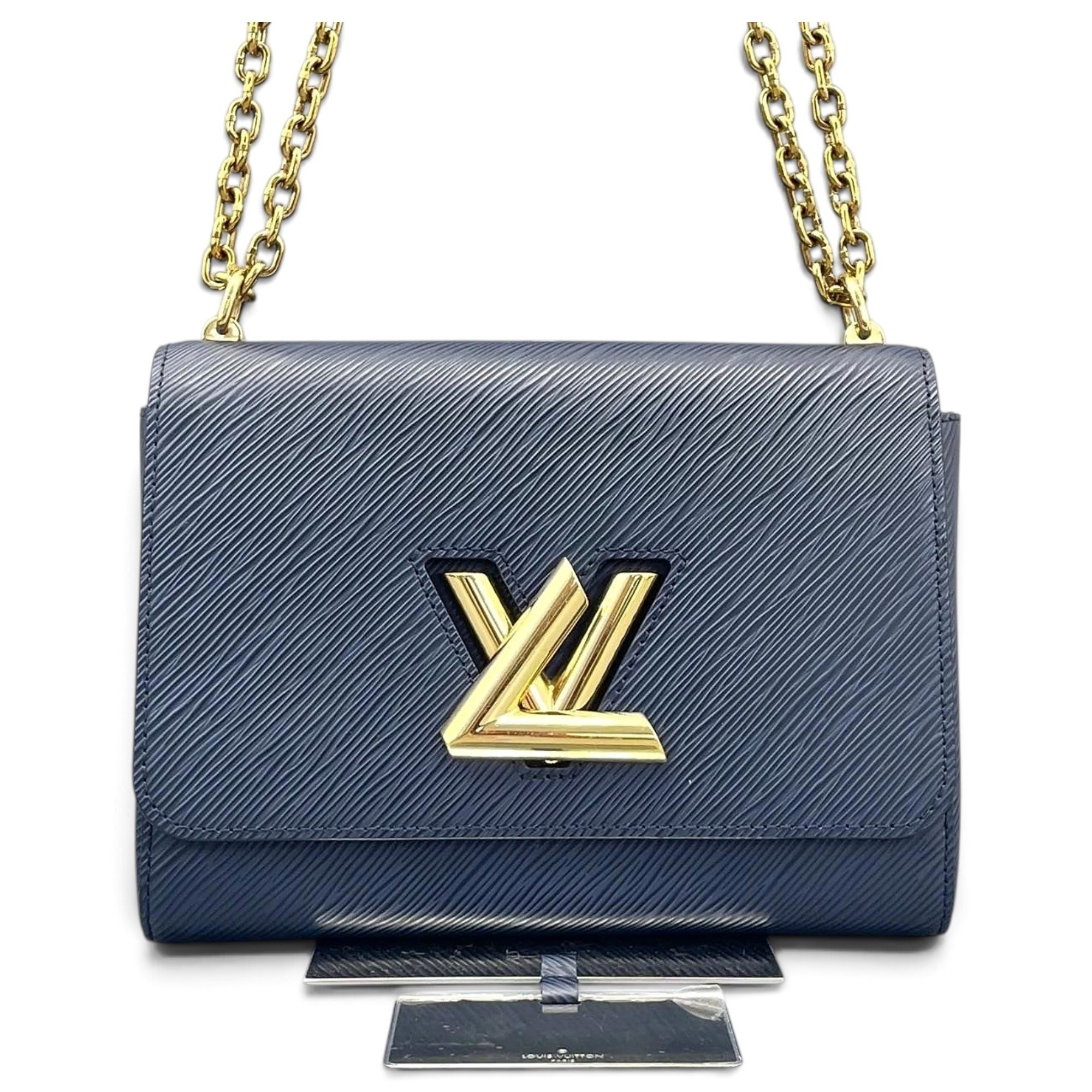 Twist leather handbag