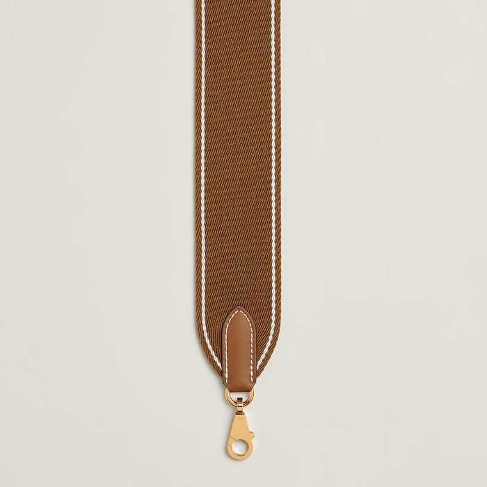 Sangle Wooly Sellier Bicolor Bag Strap