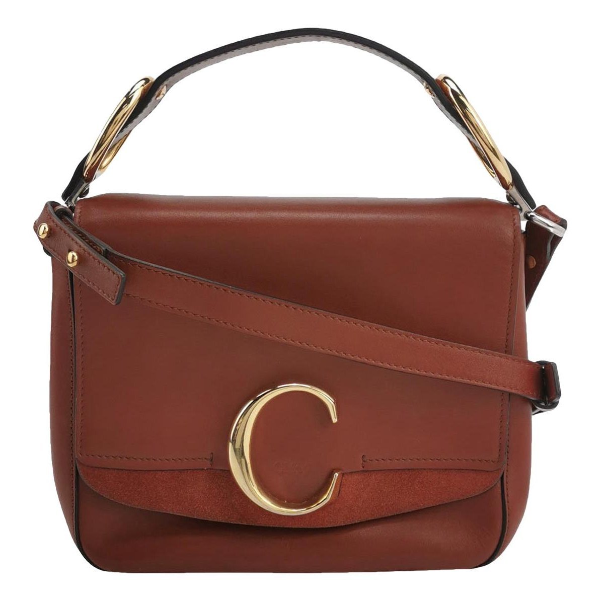 C leather handbag