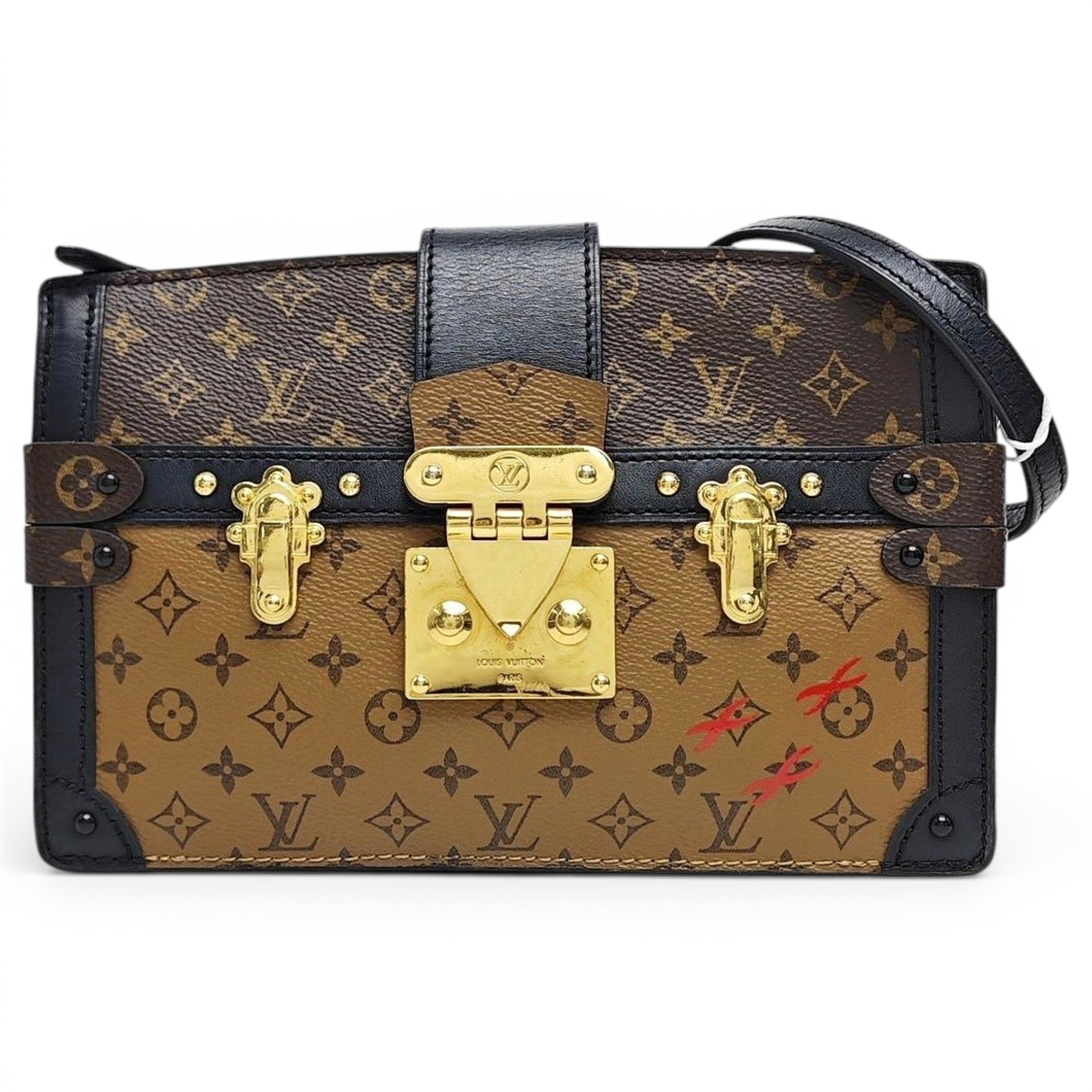 City Trunk leather handbag