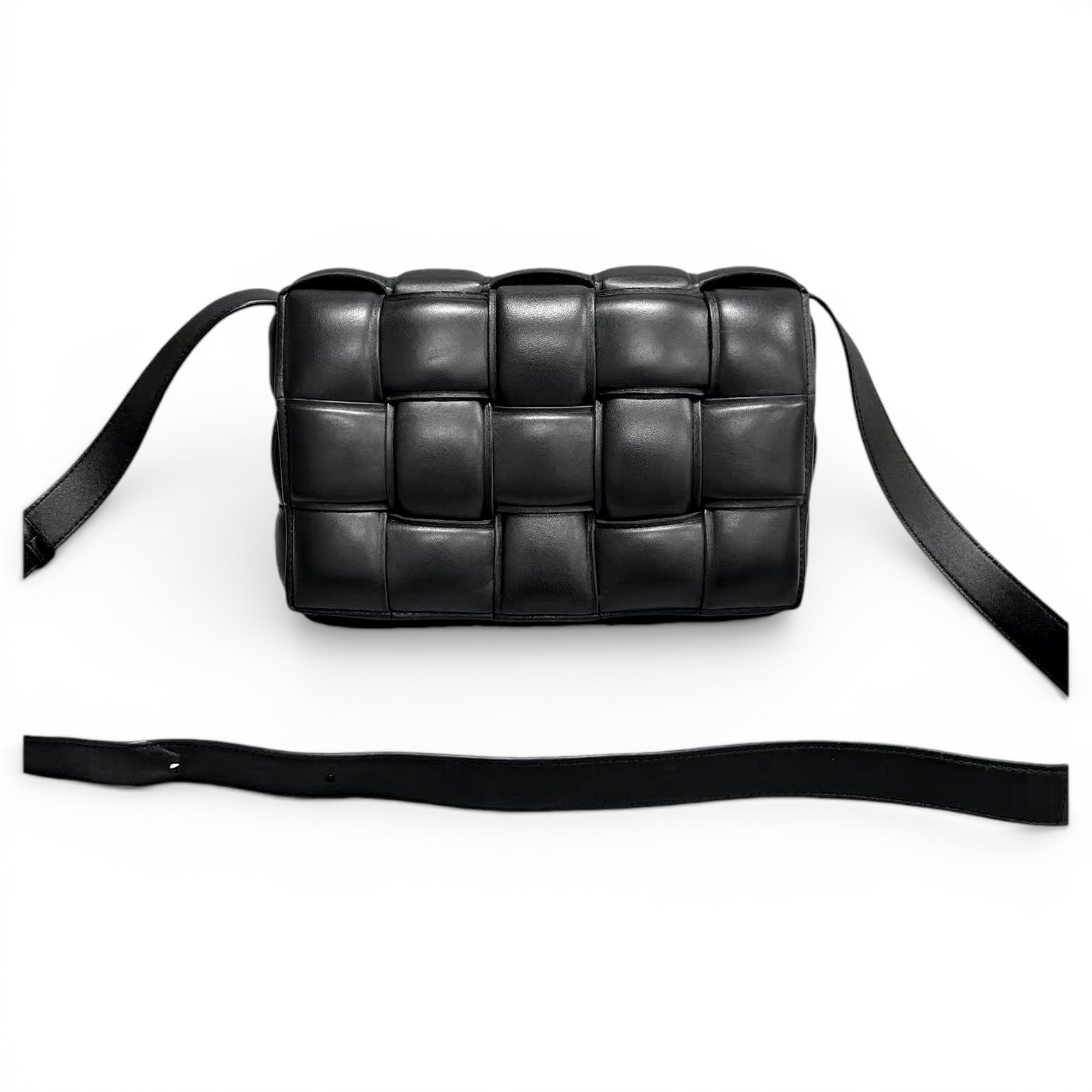 Cassette leather crossbody bag