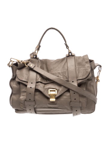 Leather Top Handle Bag