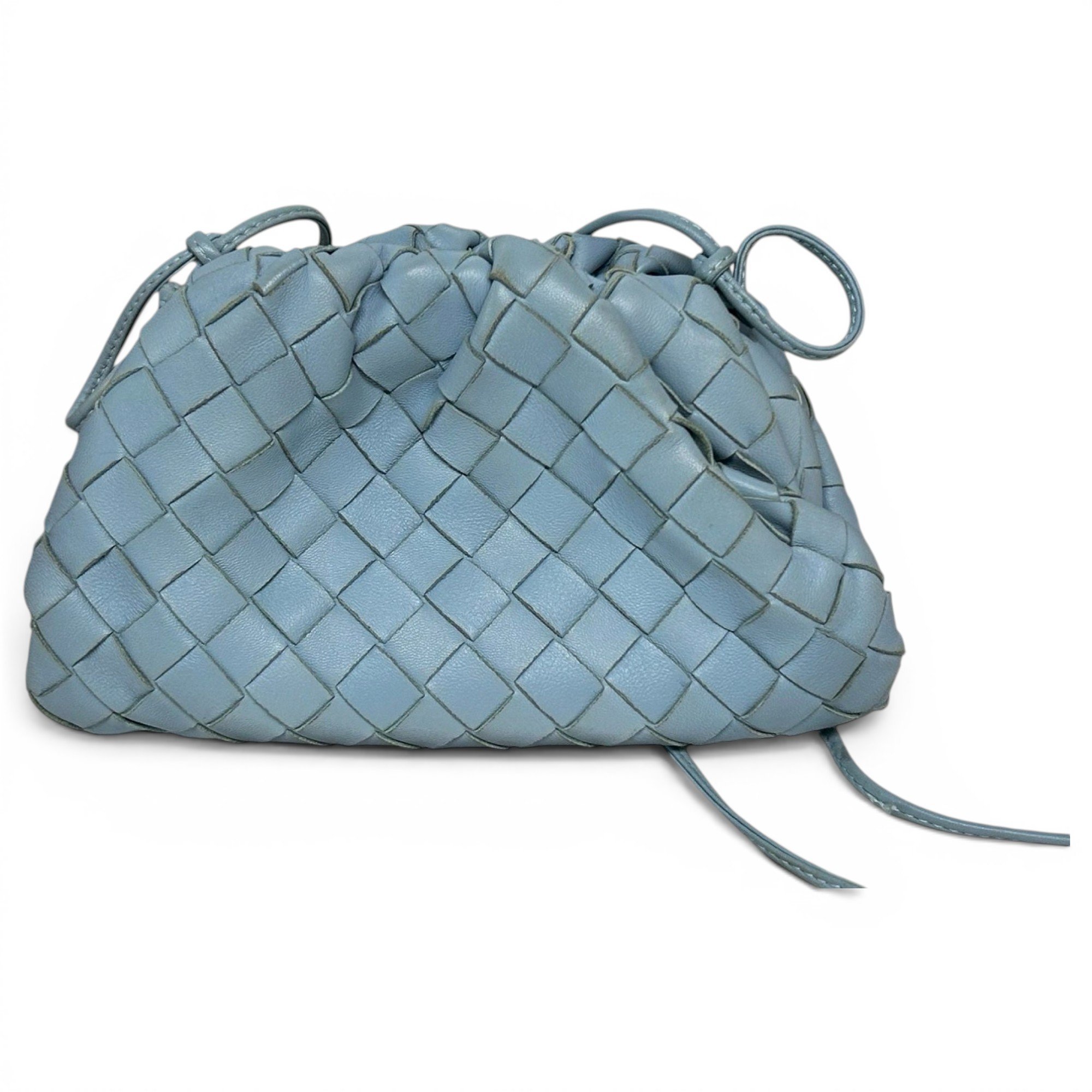 Pouch leather handbag