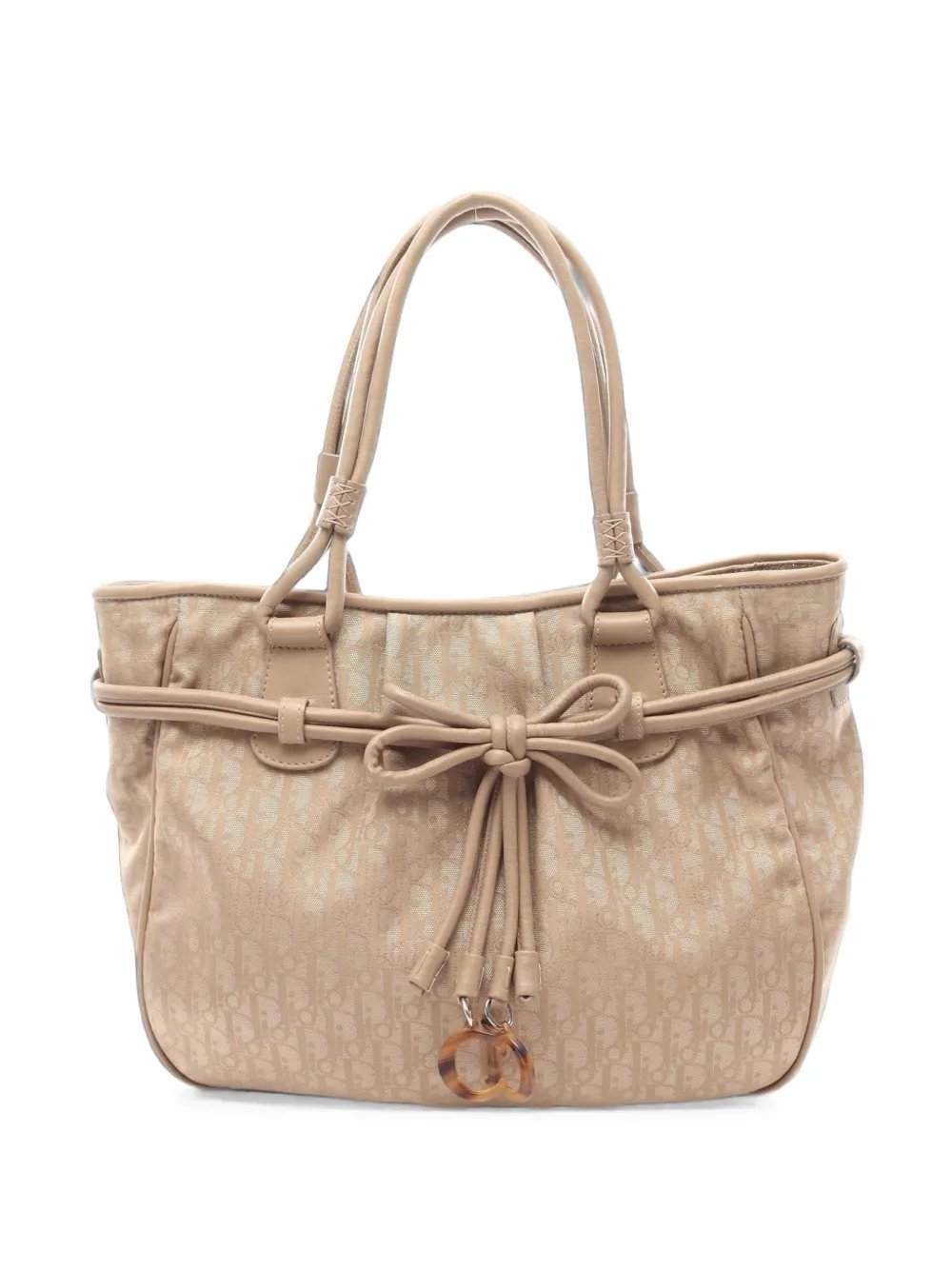 2000s Trotter bow-detail tote bag