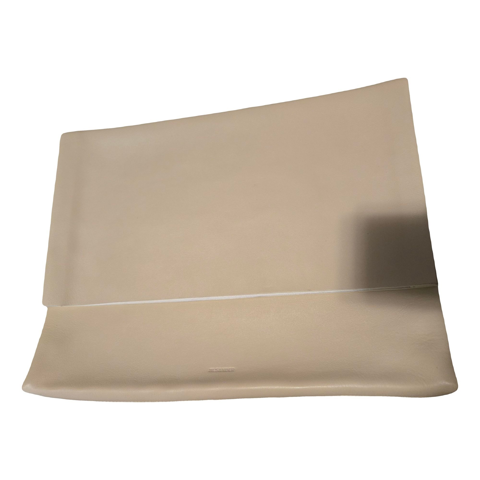 Leather clutch bag