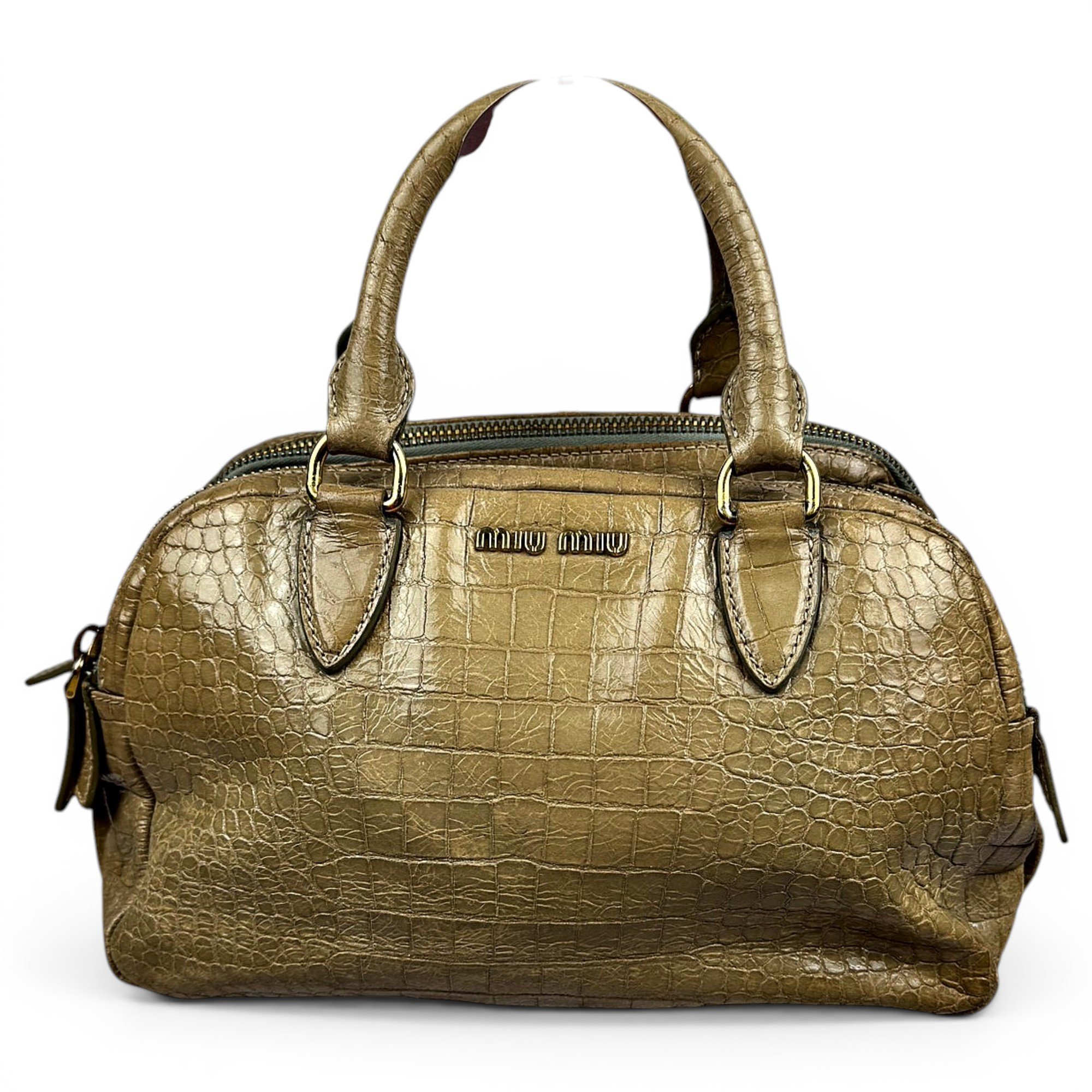 Vitello leather handbag