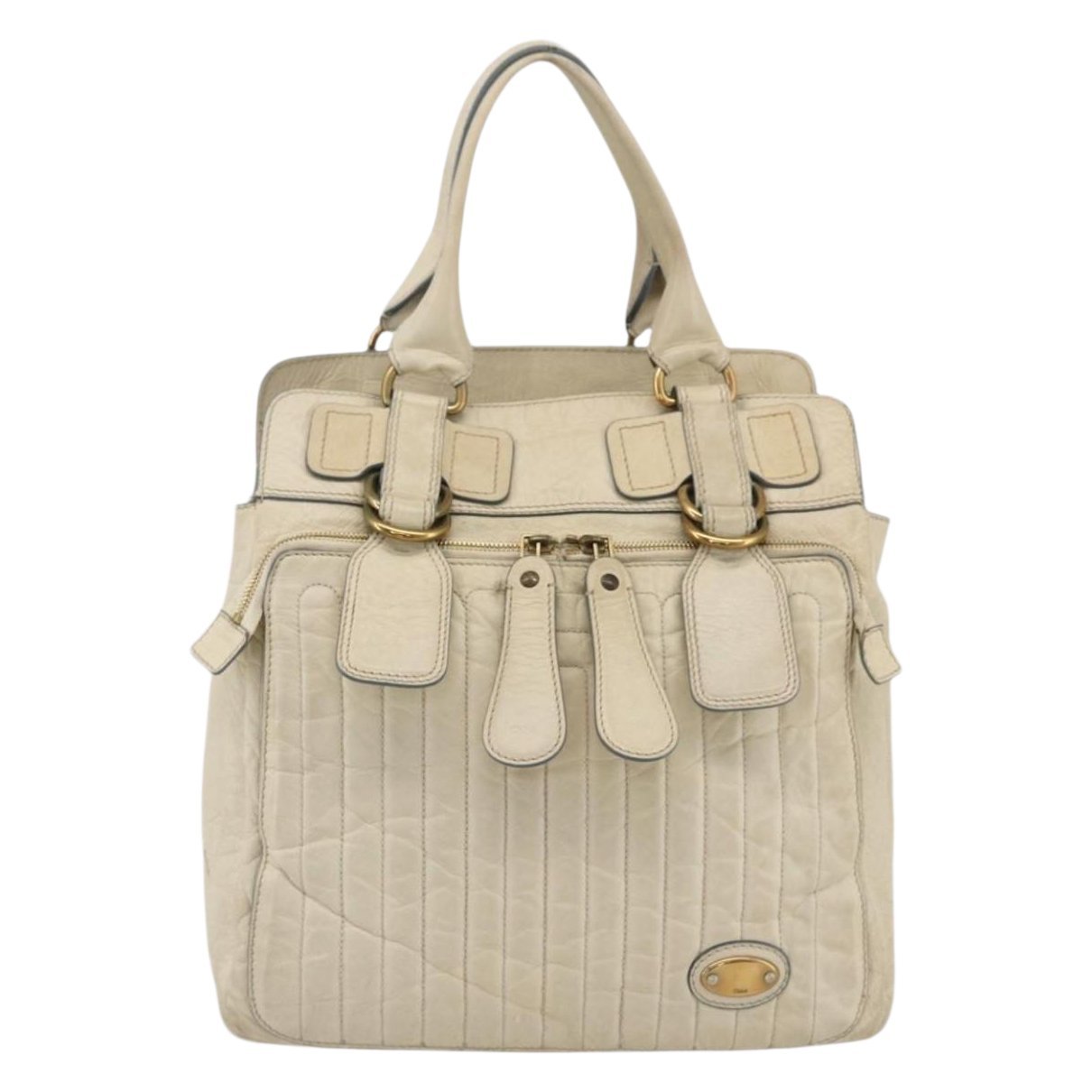 Leather tote