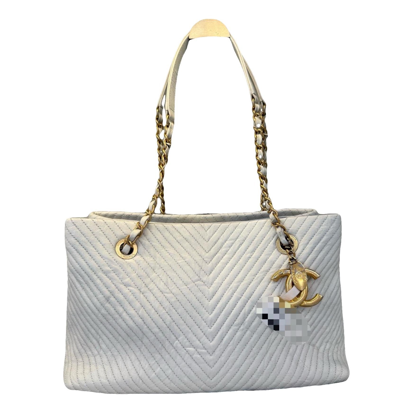 Petite Shopping Tote leather bag