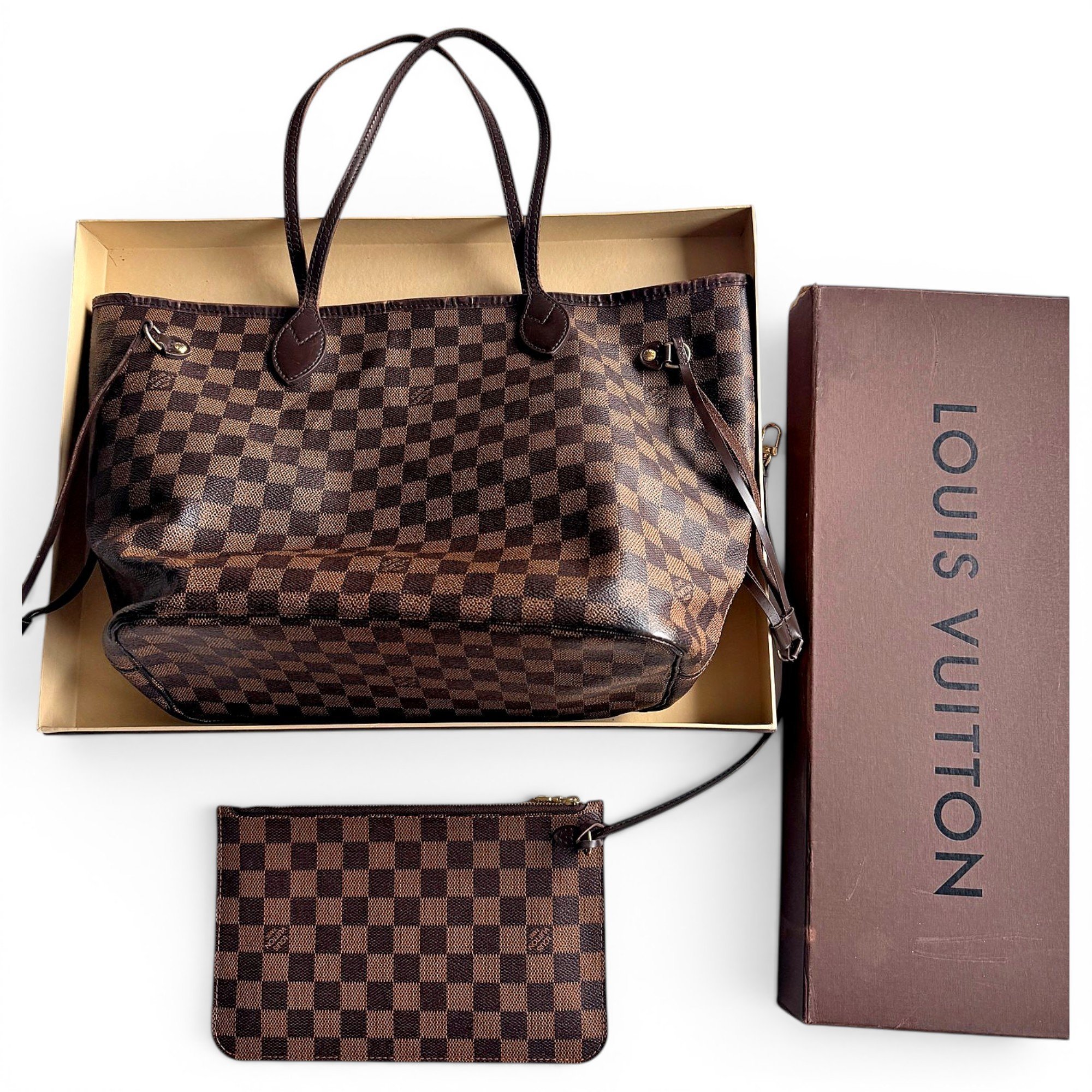 Neverfull leather tote