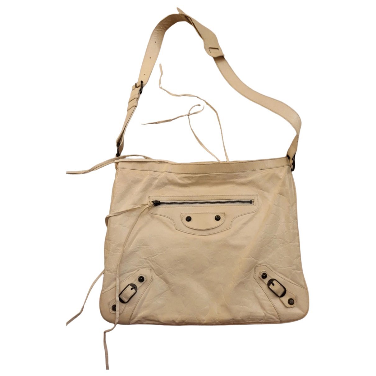 City leather handbag