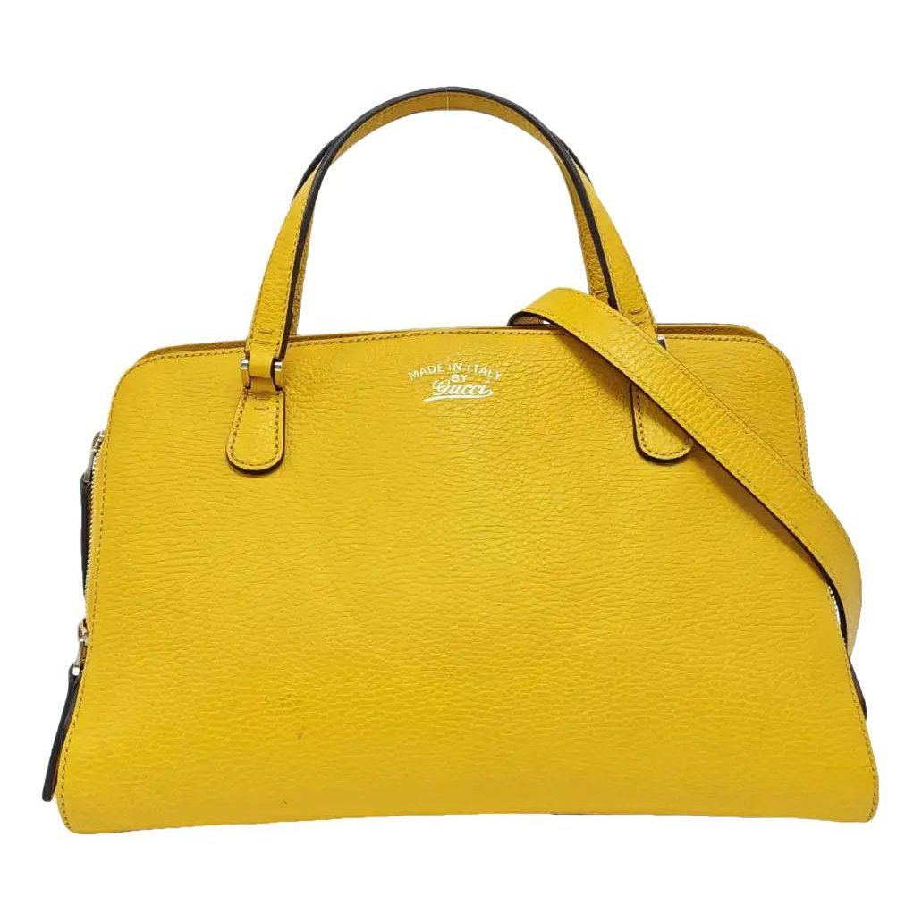 Leather tote