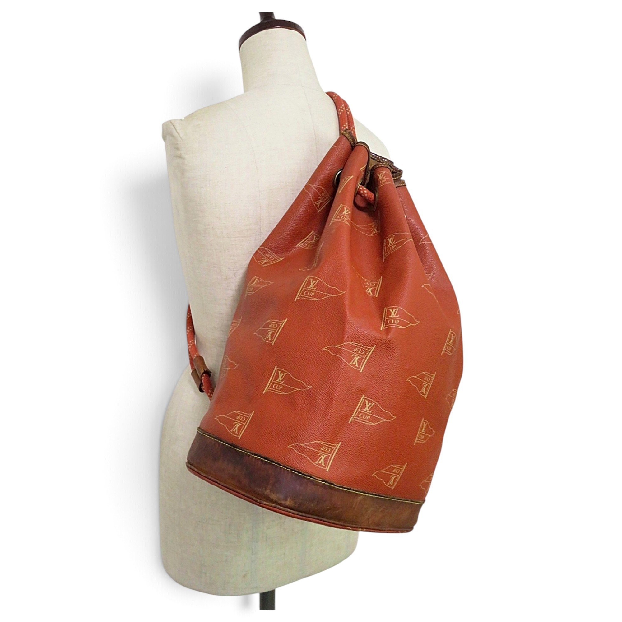Leather backpack