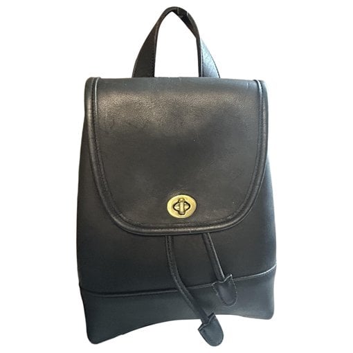 Leather backpack