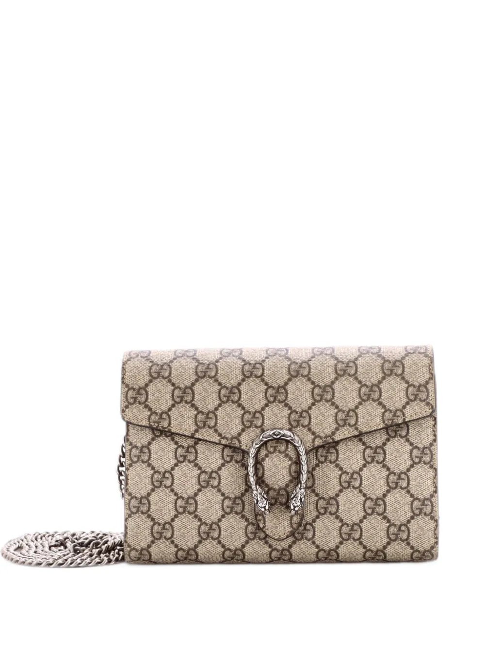 Dionysus Chain Wallet GG Coated Canvas Small crossbody bag