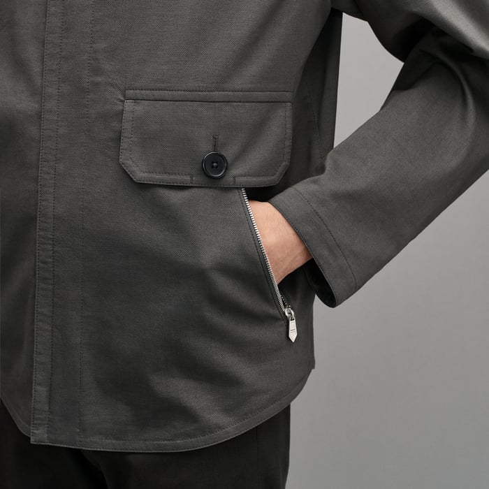 Gris Brûlé "Neo Pique" Overshirt