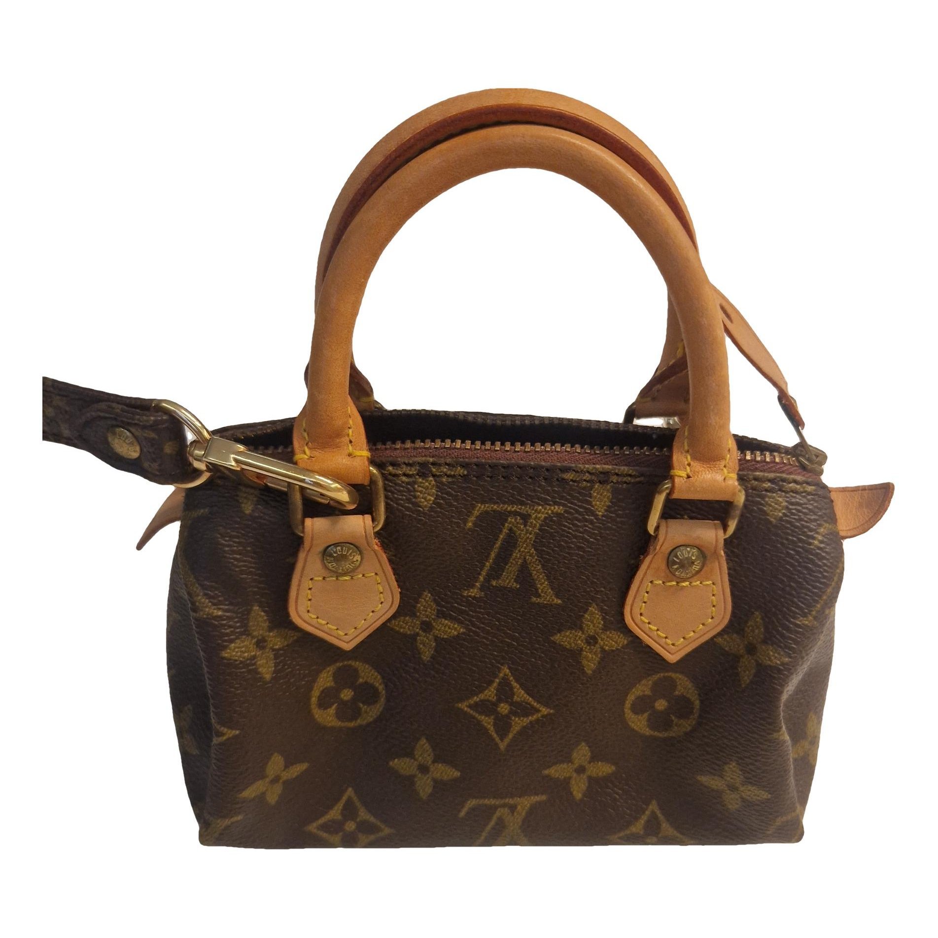 Speedy leather handbag