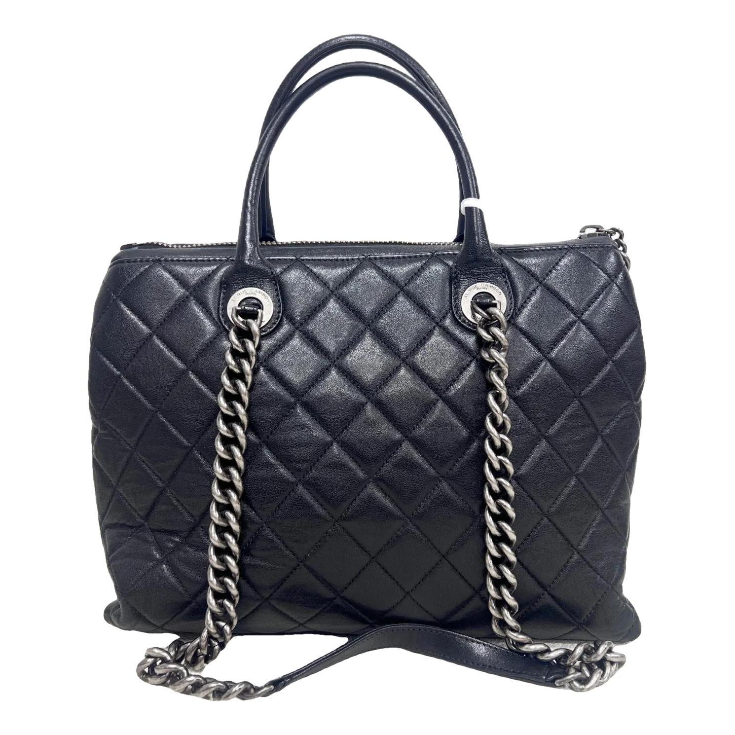 Leather tote