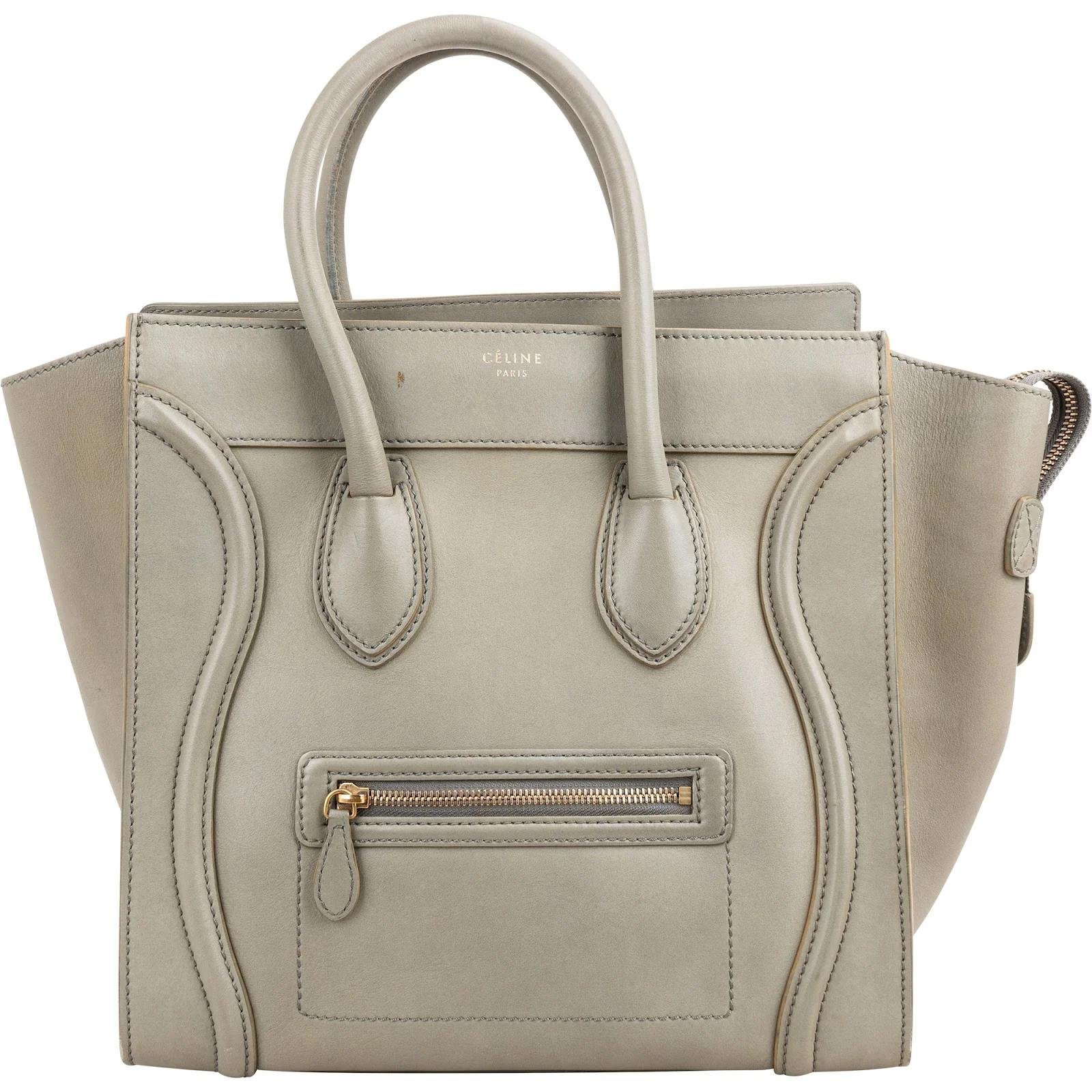Luggage leather handbag