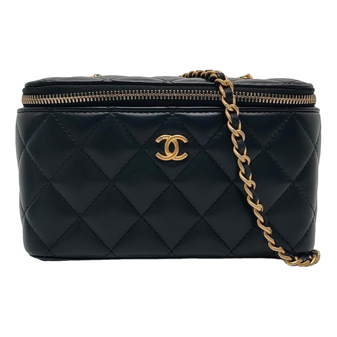 Trendy CC Vanity leather handbag