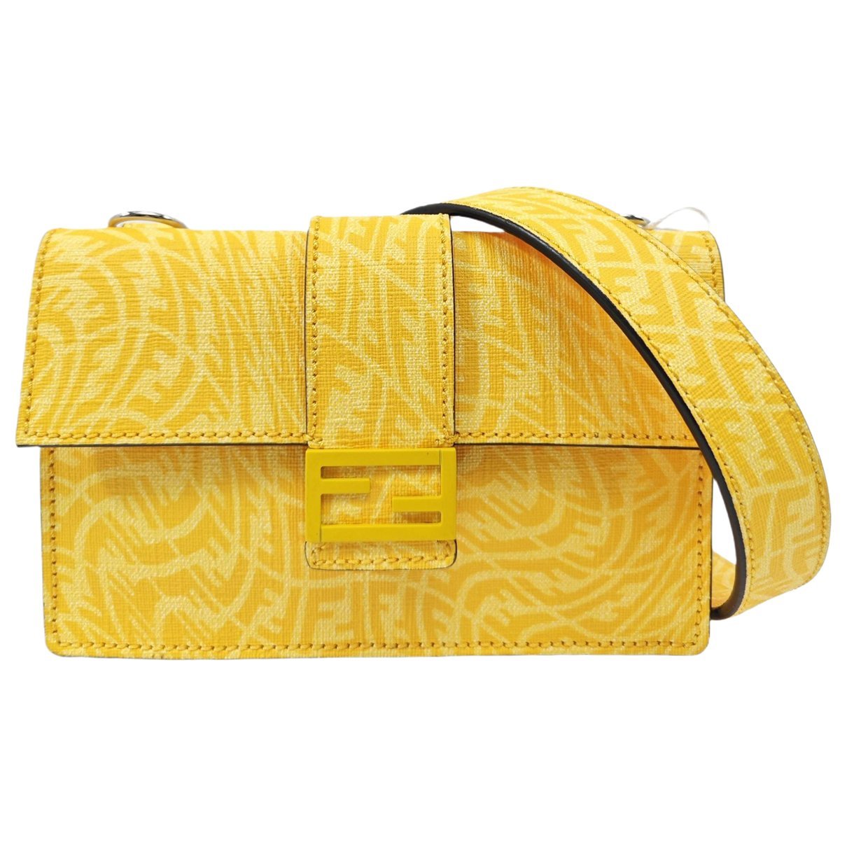 Baguette leather handbag