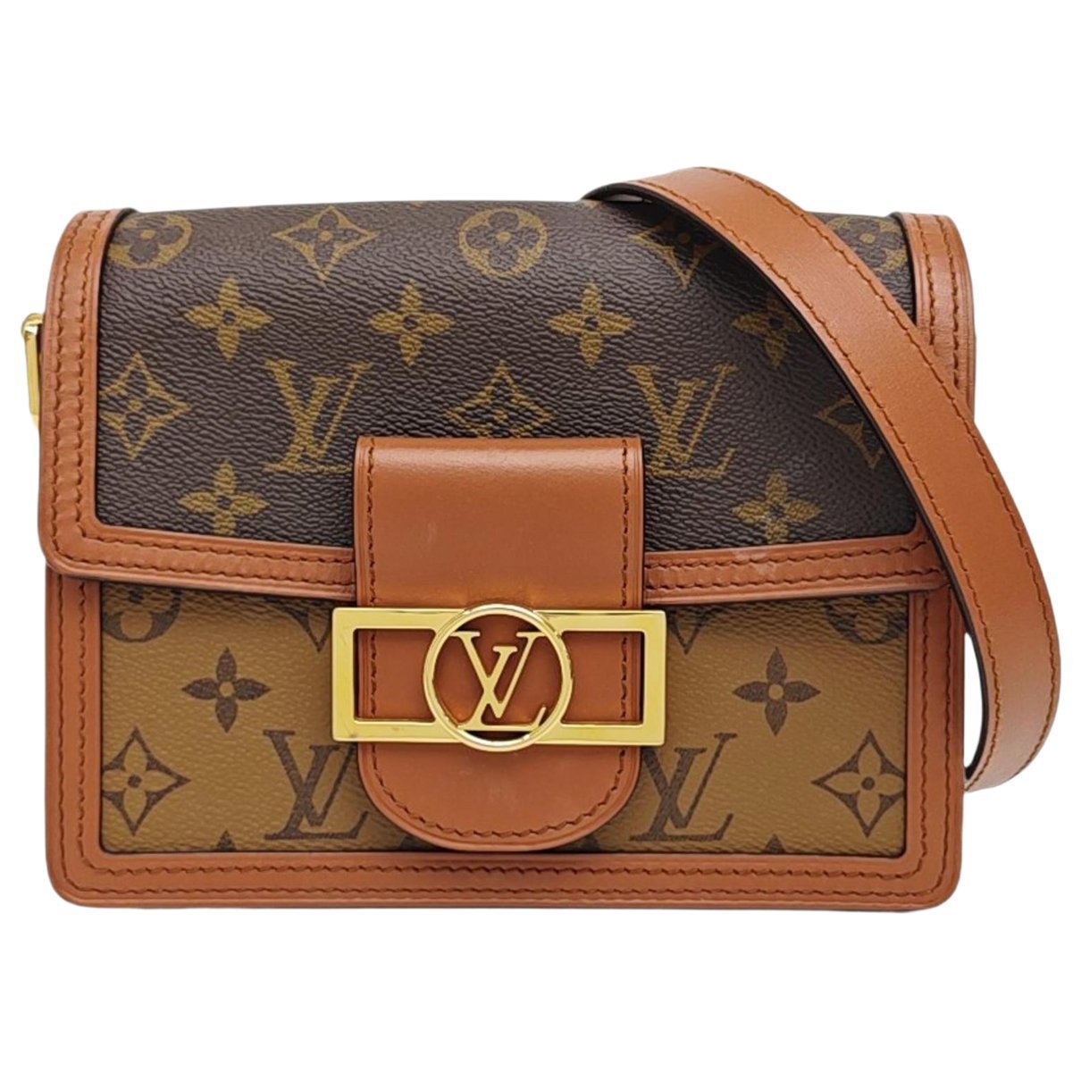 Dauphine leather mini bag