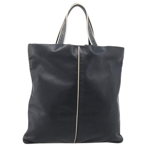 Leather tote