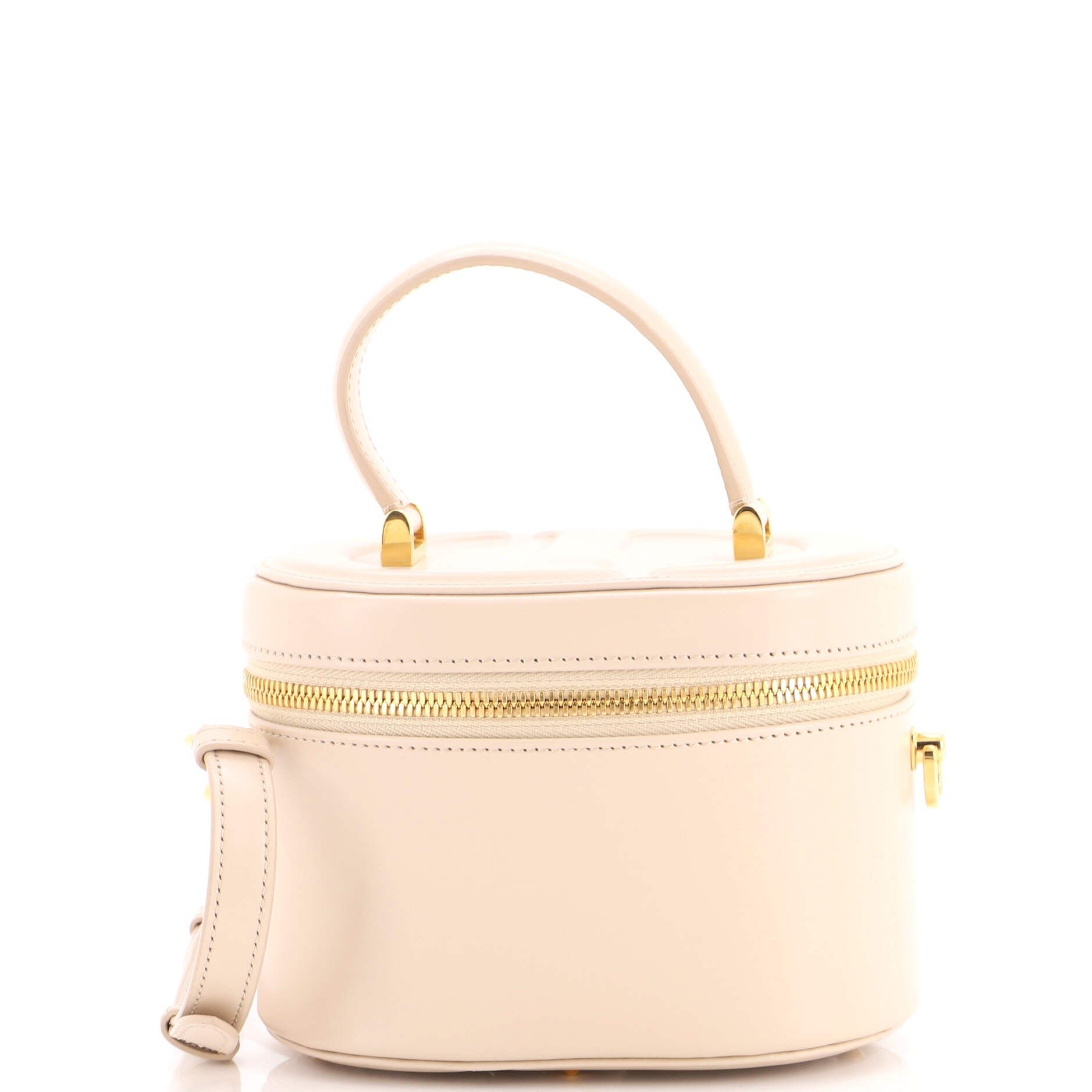 CD Signature Vanity Case Leather Small