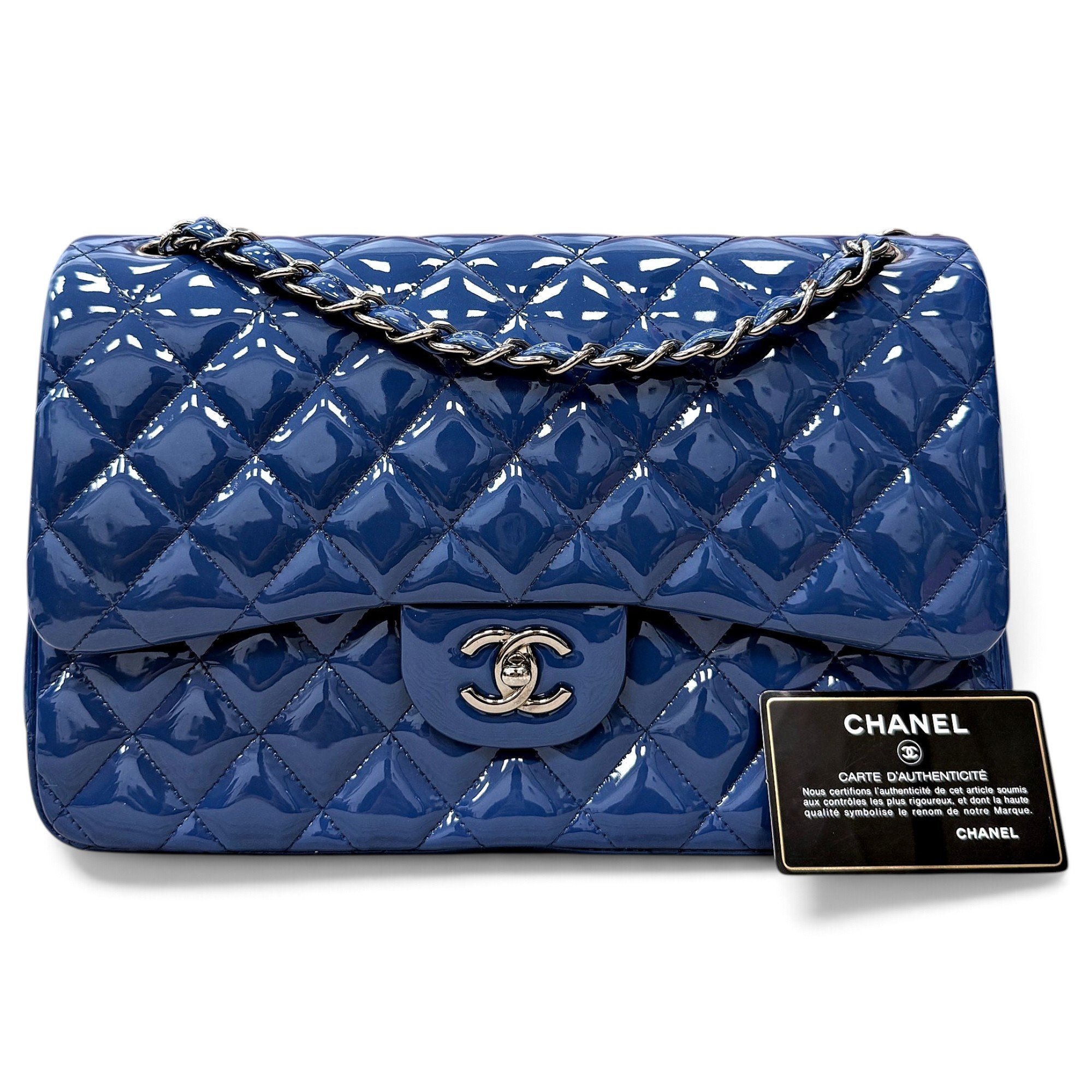 Timeless/Classique patent leather handbag