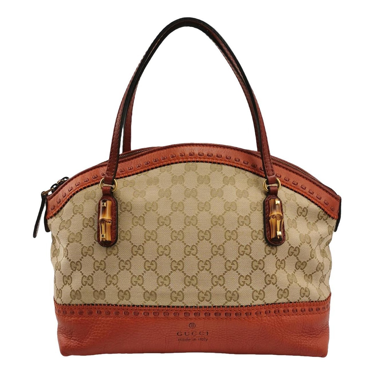 Leather tote
