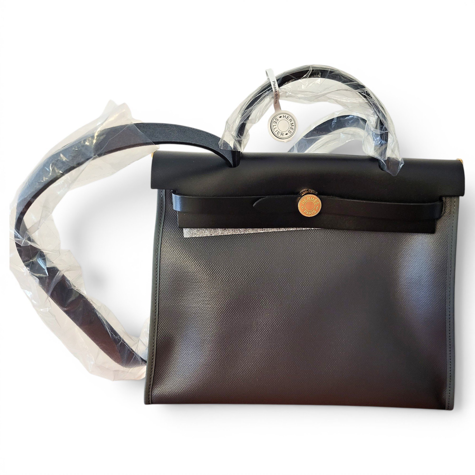 Herbag leather handbag