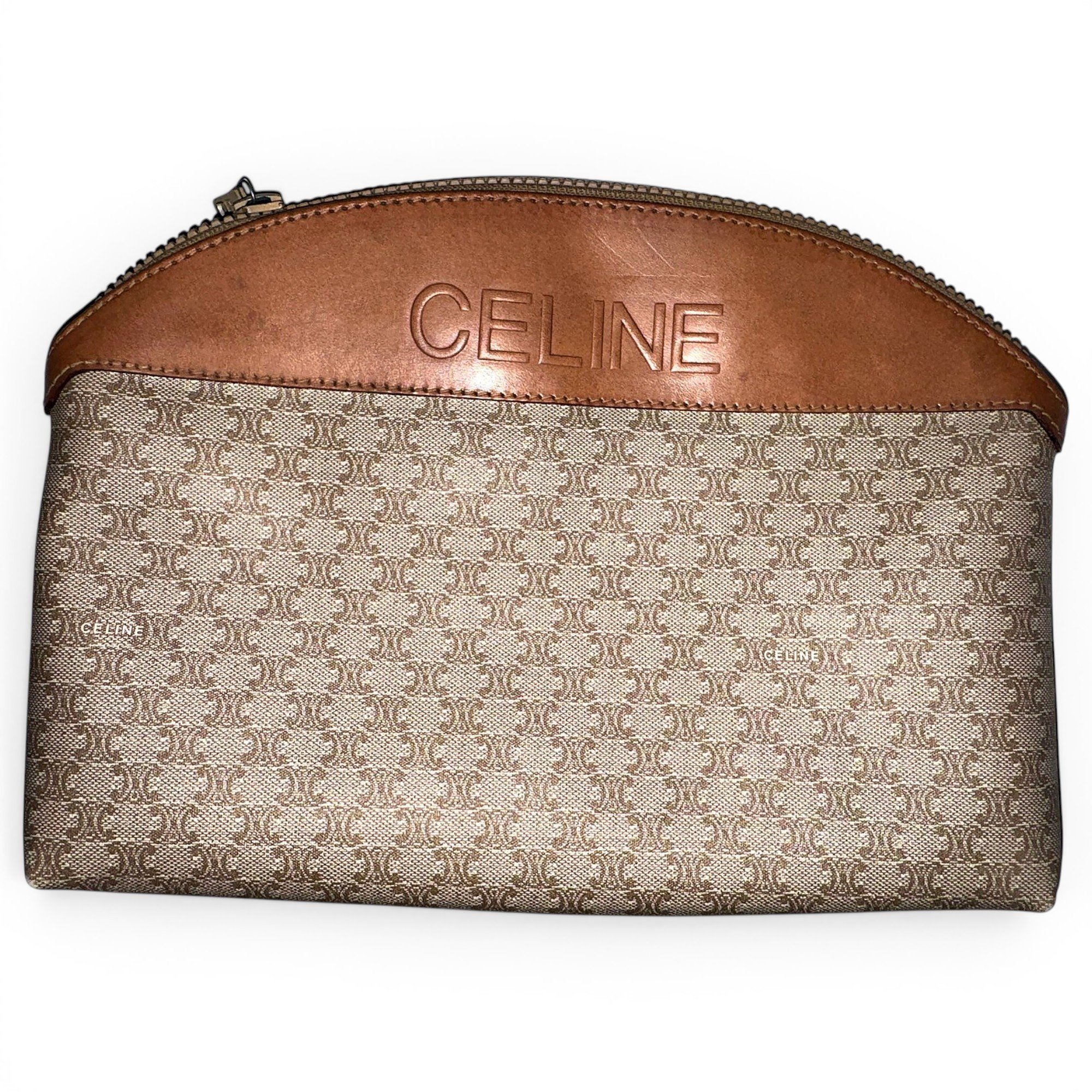 Triomphe leather tote