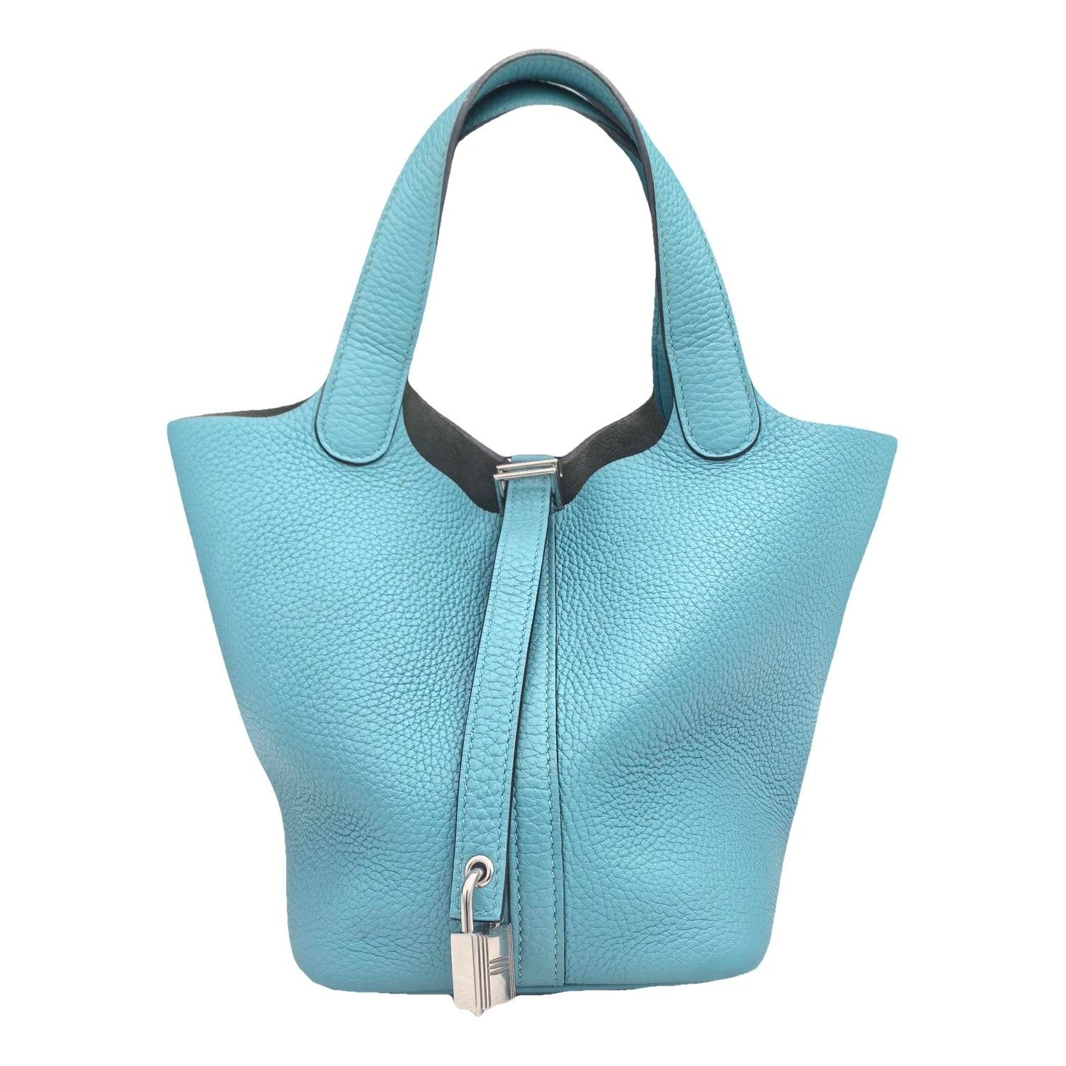 Picotin leather handbag