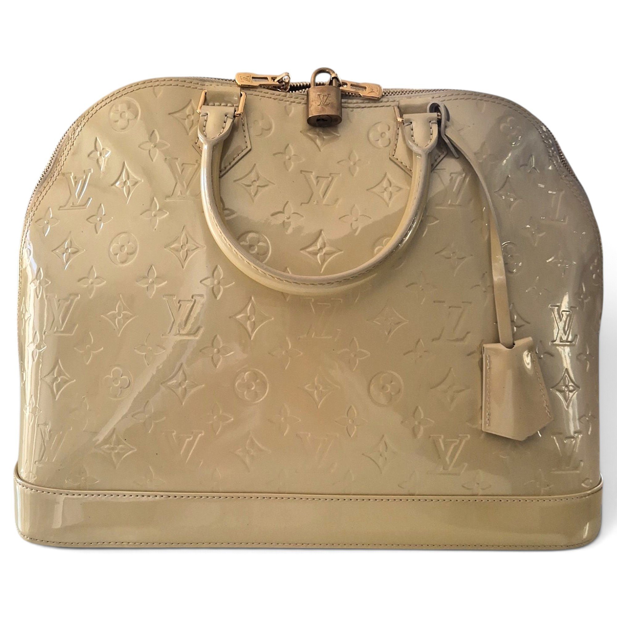 Alma patent leather handbag