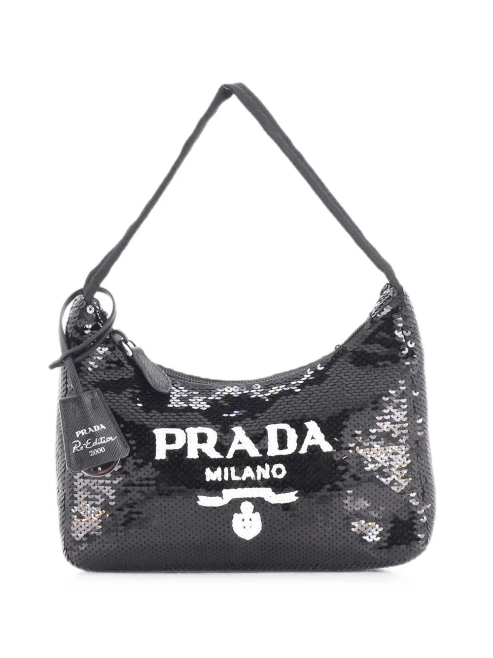Re-Edition 2000 Sequins Mini hobo bag
