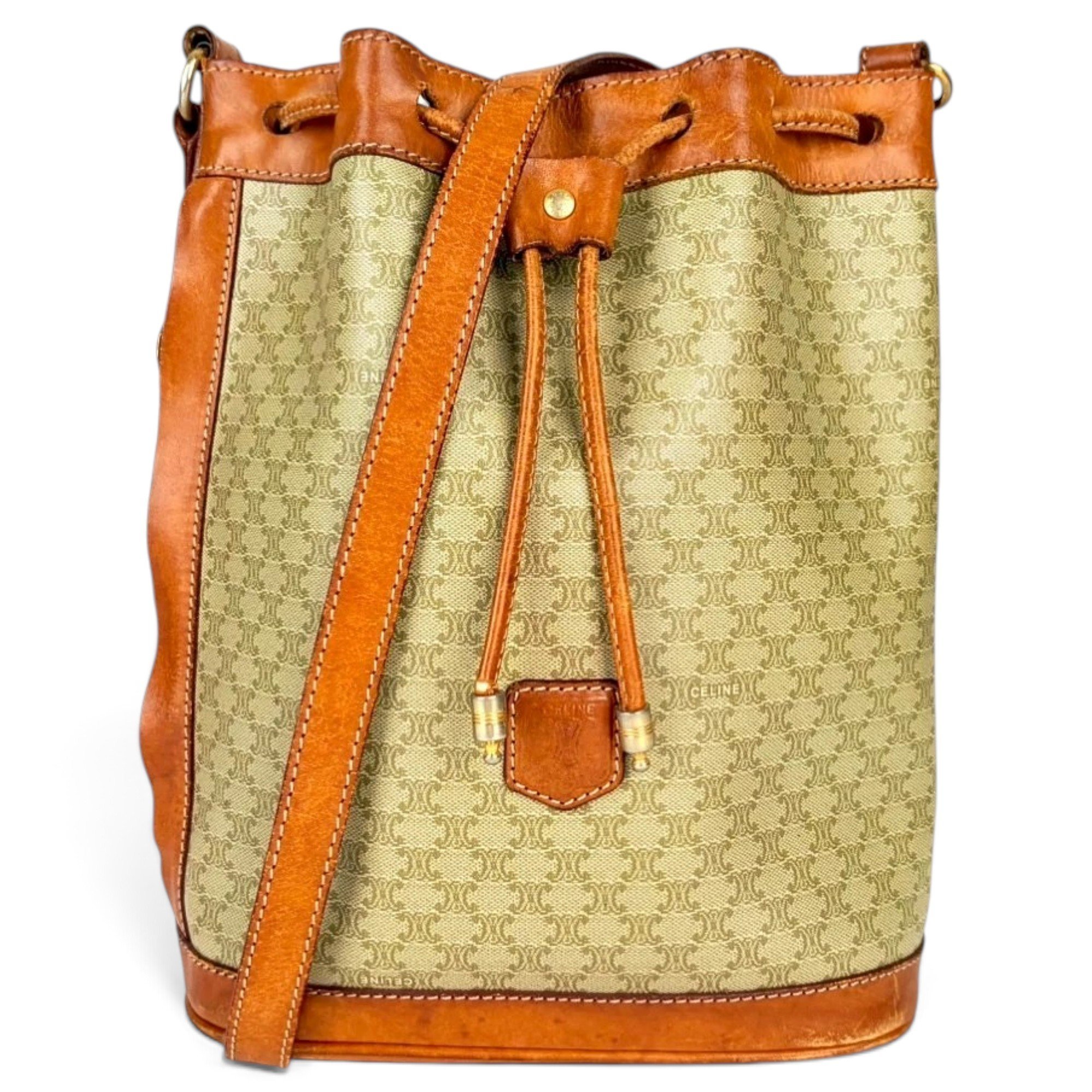 SAC SEAU leather handbag