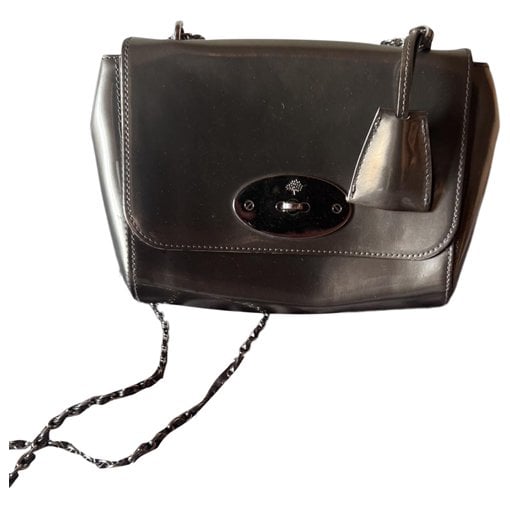 Lily patent leather handbag