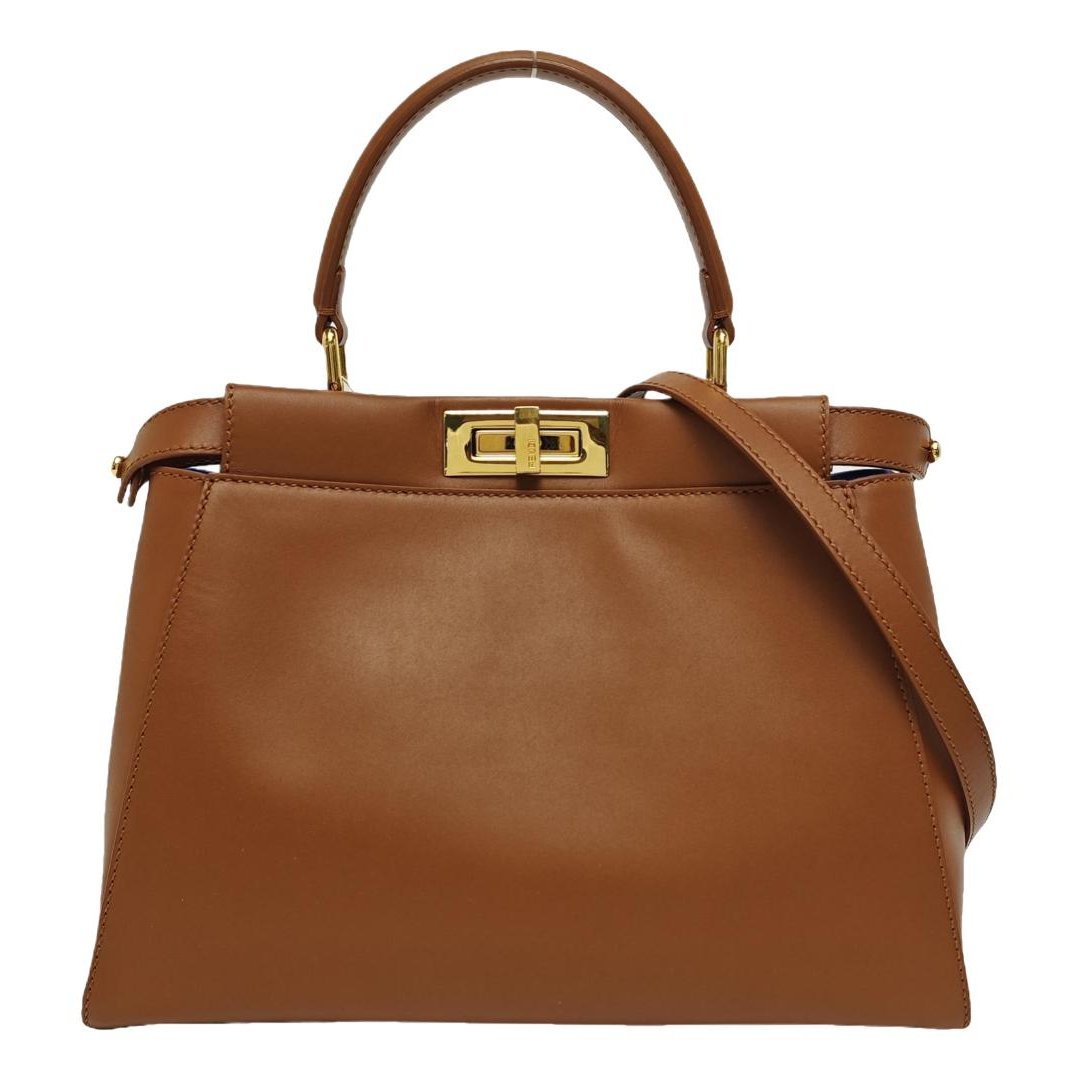Peekaboo leather handbag