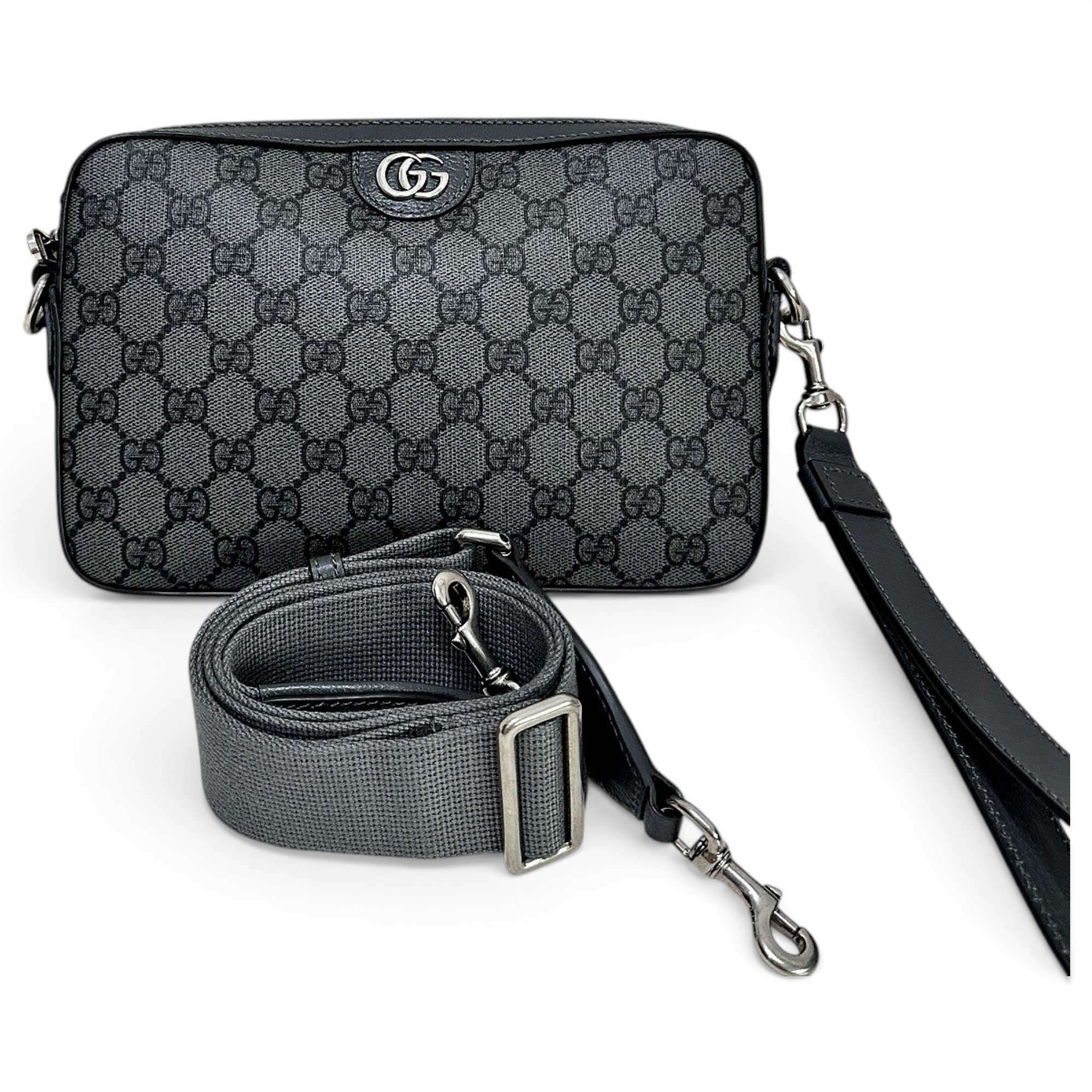 Ophidia leather crossbody bag