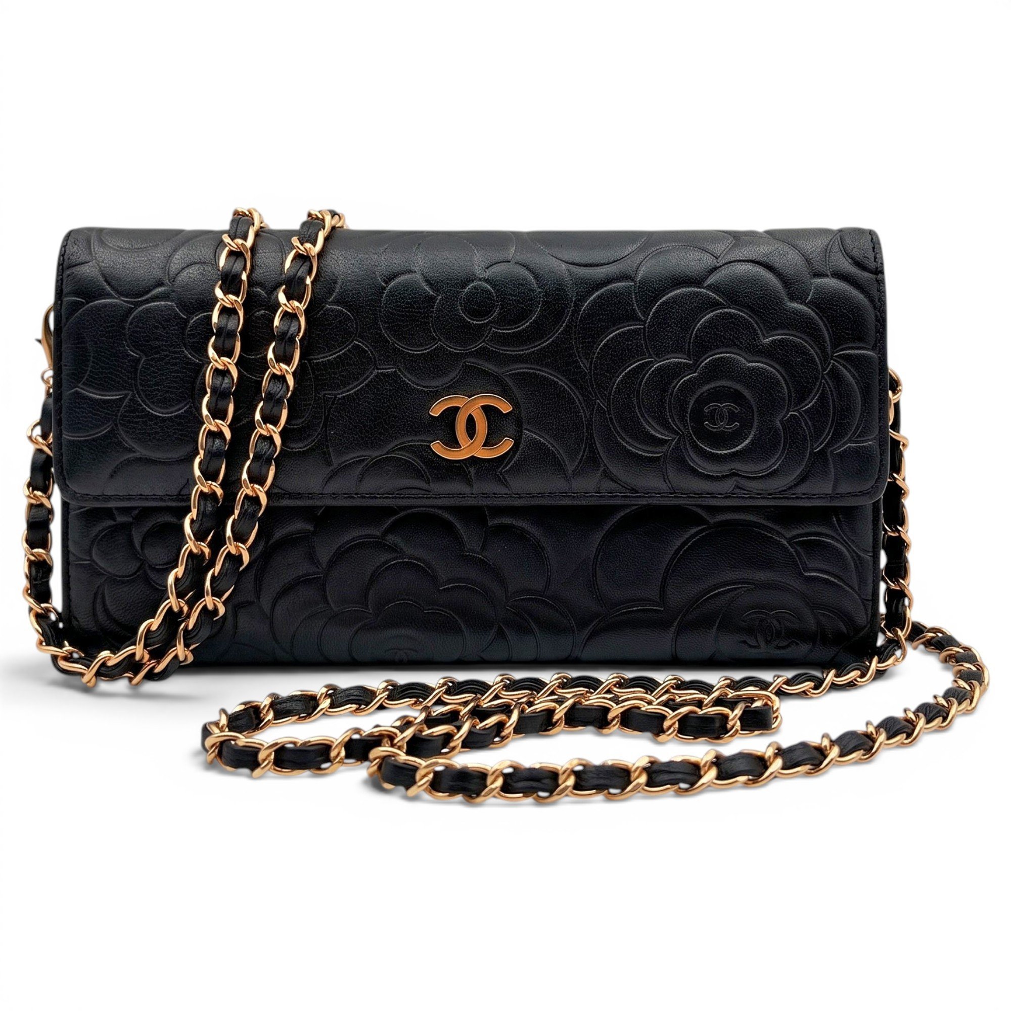 Wallet On Chain Timeless/Classique leather crossbody bag