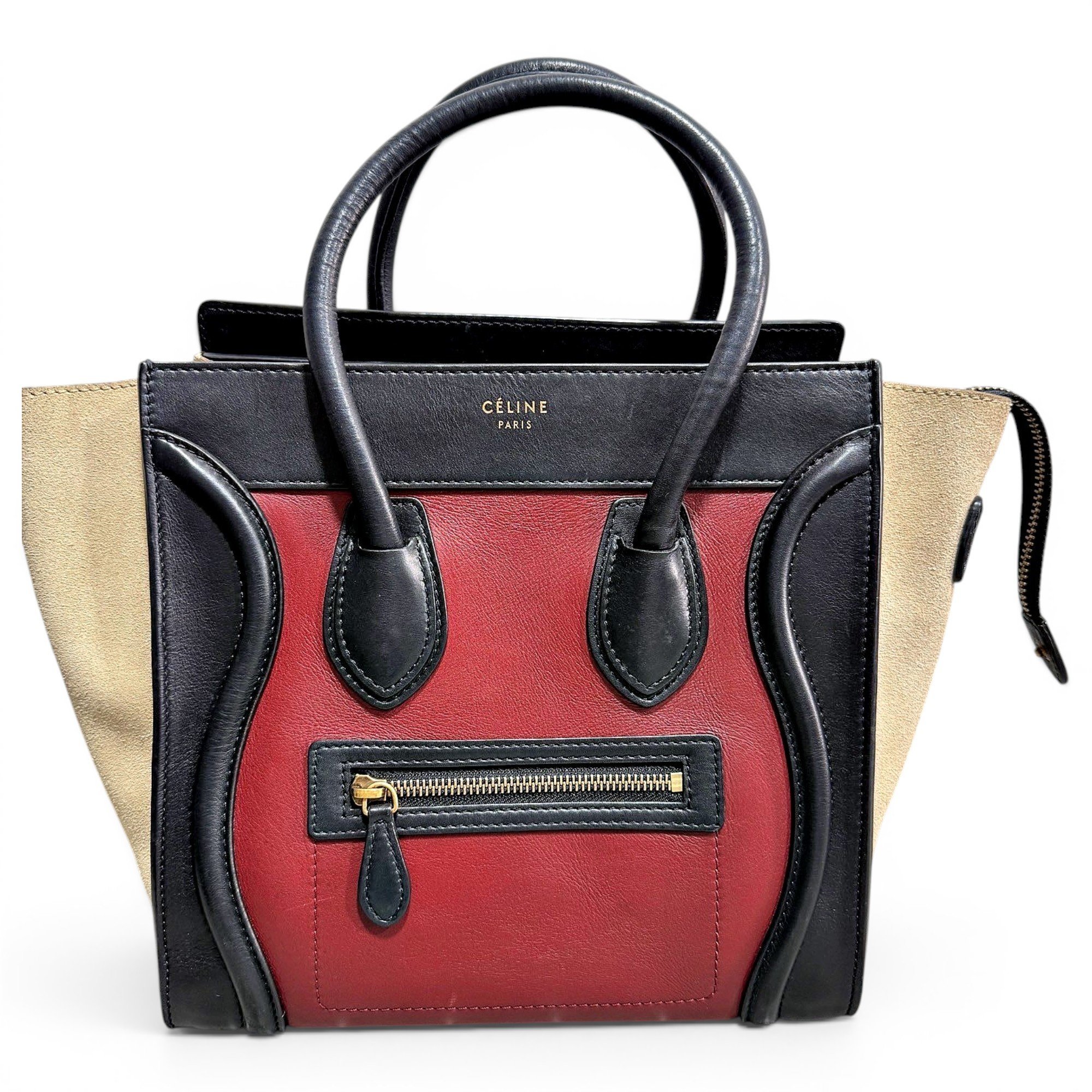 Luggage leather handbag