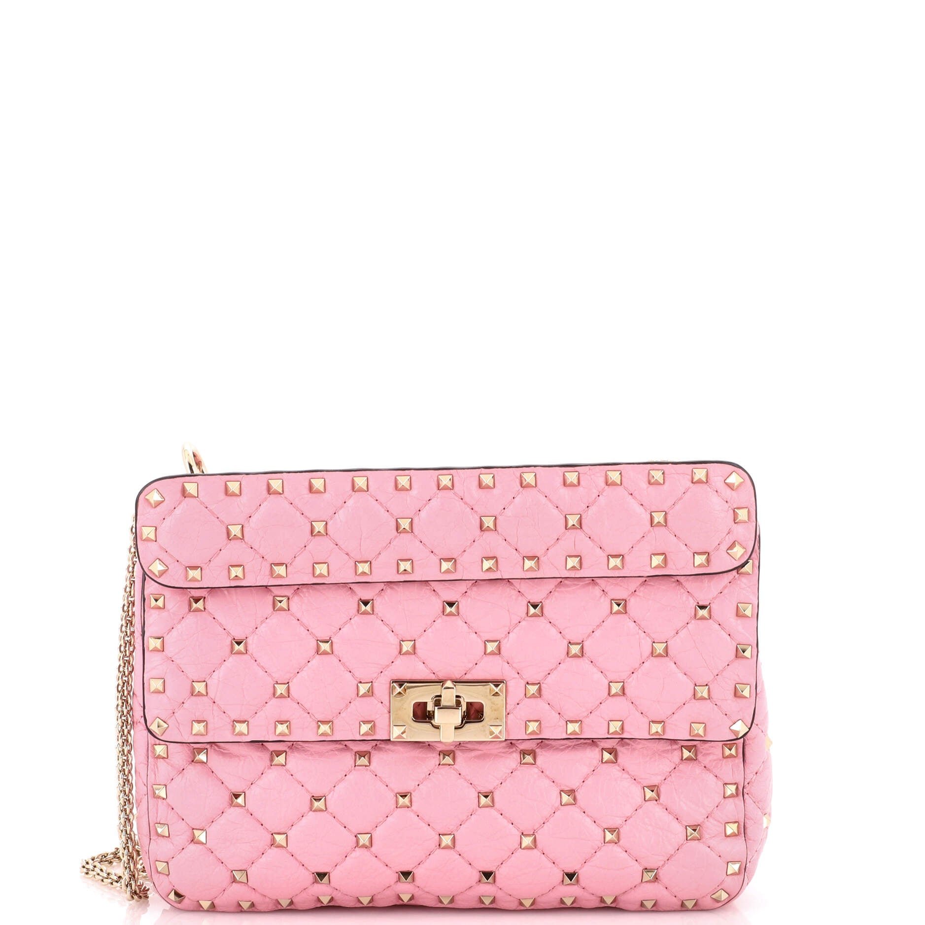 Rockstud Spike Flap Bag Quilted Leather Medium