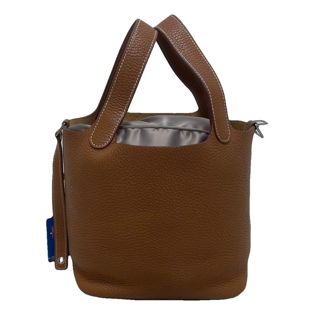 Picotin leather handbag