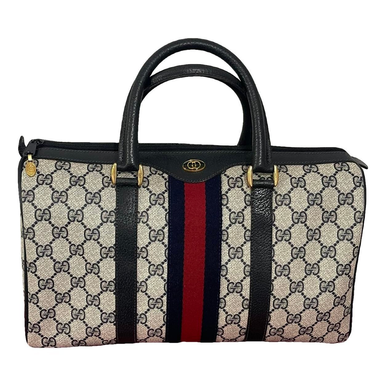 Ophidia Boston leather handbag