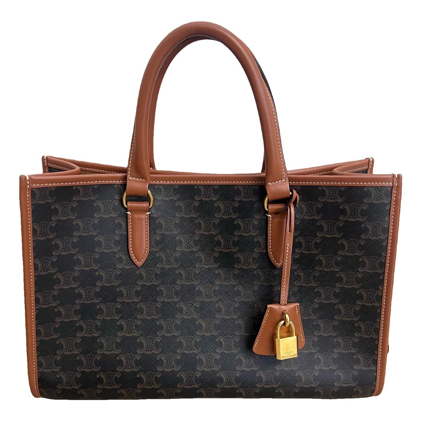 Cabas Horizotal leather handbag